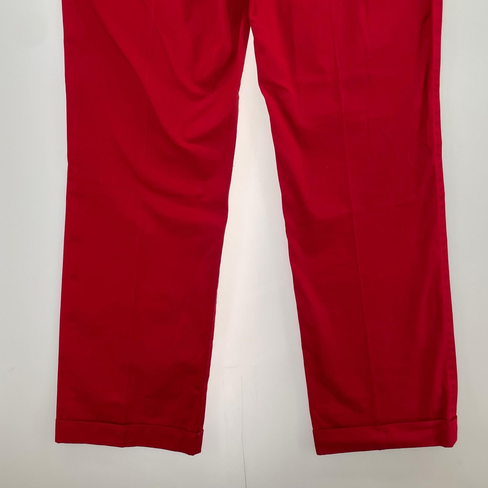パンツ Red Label コットンパンツ　赤 2 2 レッド