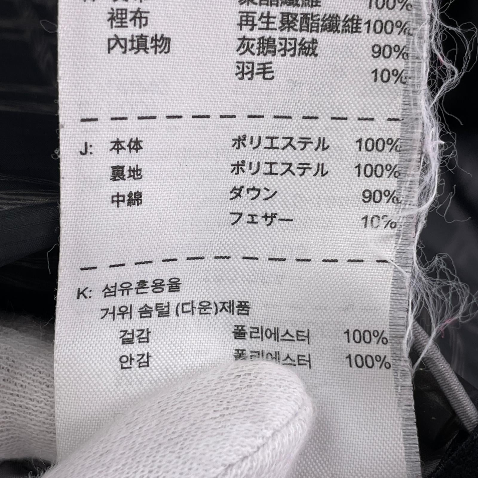 ダウンジャケット チェック ブラック