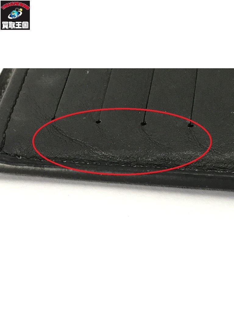 ポトルフォイユ・ブラザ モノグラムエンボスロゴ 長財布 黒 M69038