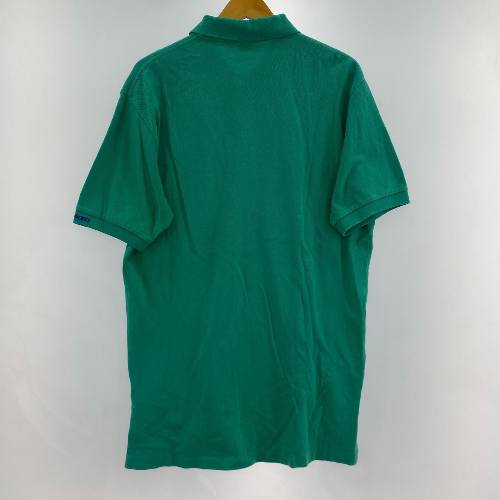 ポロシャツ POLO RALPH LAUREN 90s POLO SPORT USAプリント グリーン（L） L グリーン