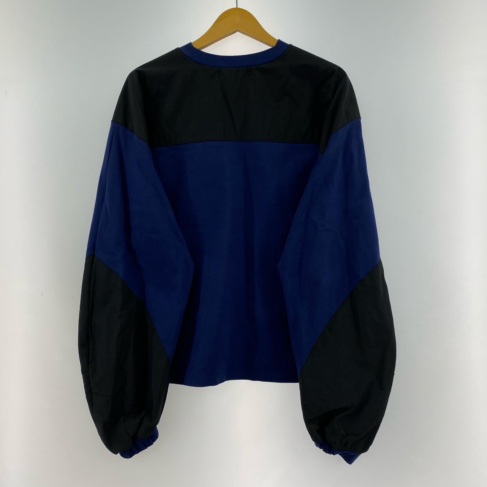 スウェット HeRIN.CYE Ponte anorak pullover ネイビー