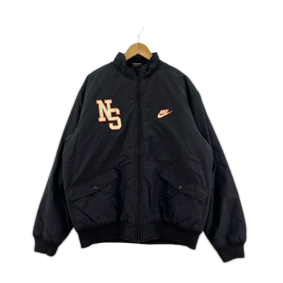 ジャケット ｵｰﾙﾄﾞ NSﾛｺﾞﾜｯﾍﾟﾝ ブラック