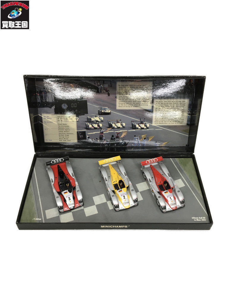 MINICHANPS 2002 LE MANS 3台ｾｯﾄ ミニカーその他
