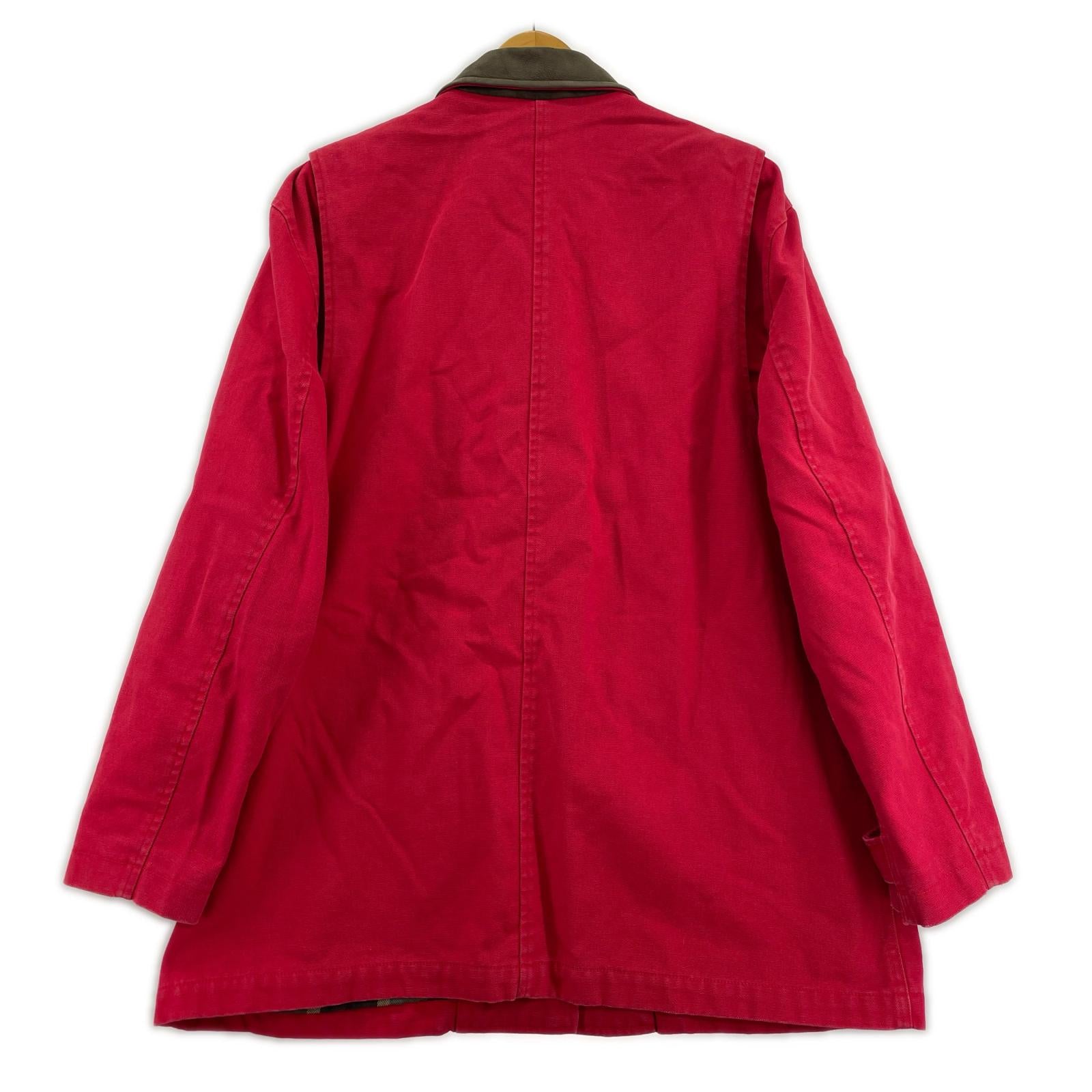 ジャケット LANDS' END 90s ハンティングジャケット/RED L レッド