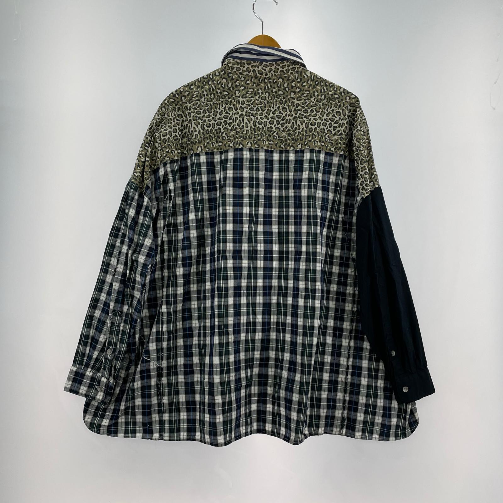 長袖シャツ Jieda 長袖シャツ クレイジーパターンシャツ 1 マルチカラー