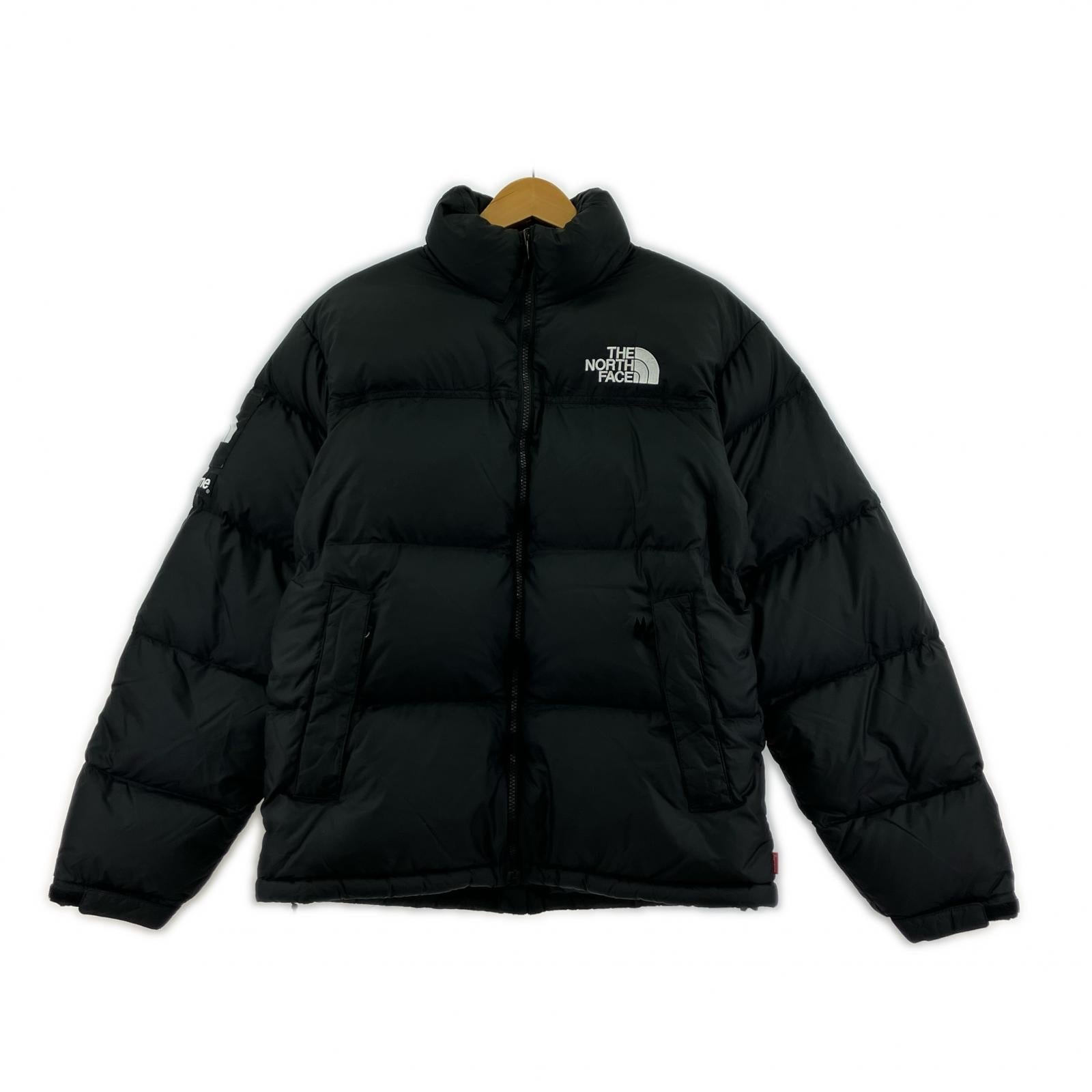 ダウンジャケット ×THE NORTH FACE/Split Nuptse Jacket/BLK S ブラック
