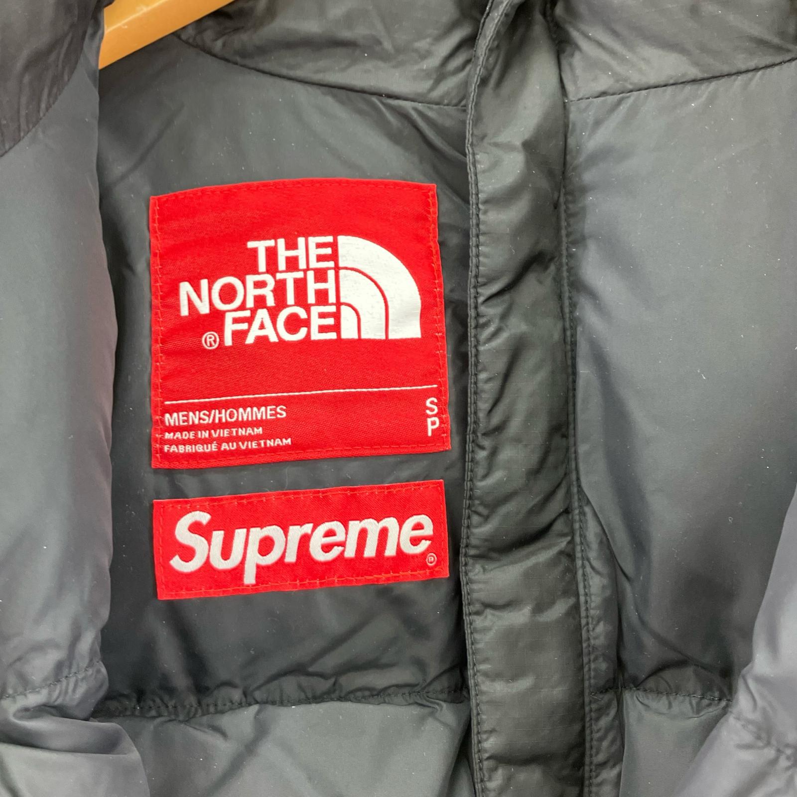 ダウンジャケット ×THE NORTH FACE/Split Nuptse Jacket/BLK S ブラック