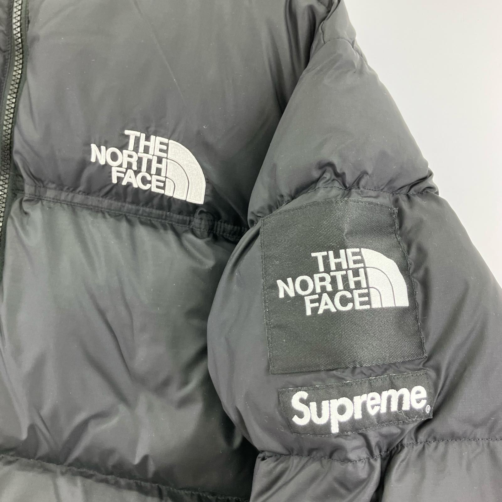 ダウンジャケット ×THE NORTH FACE/Split Nuptse Jacket/BLK S ブラック