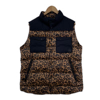 ダウンベスト FSF DOWN VEST ﾚｵﾊﾟｰﾄﾞ黒(L)