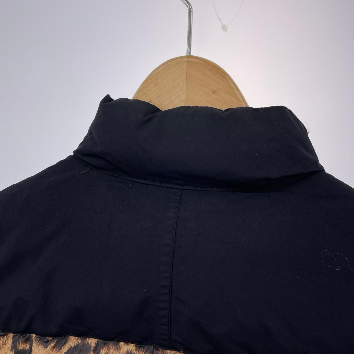 ダウンベスト FSF DOWN VEST ﾚｵﾊﾟｰﾄﾞ黒(L)