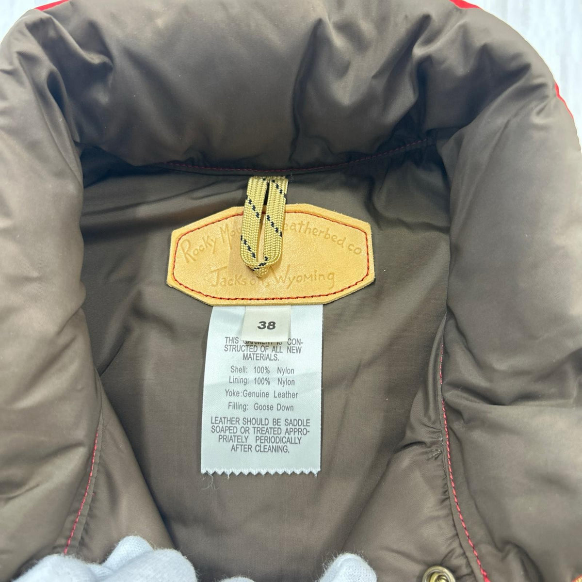 ダウンジャケット ﾚｯﾄﾞ 38 レッド