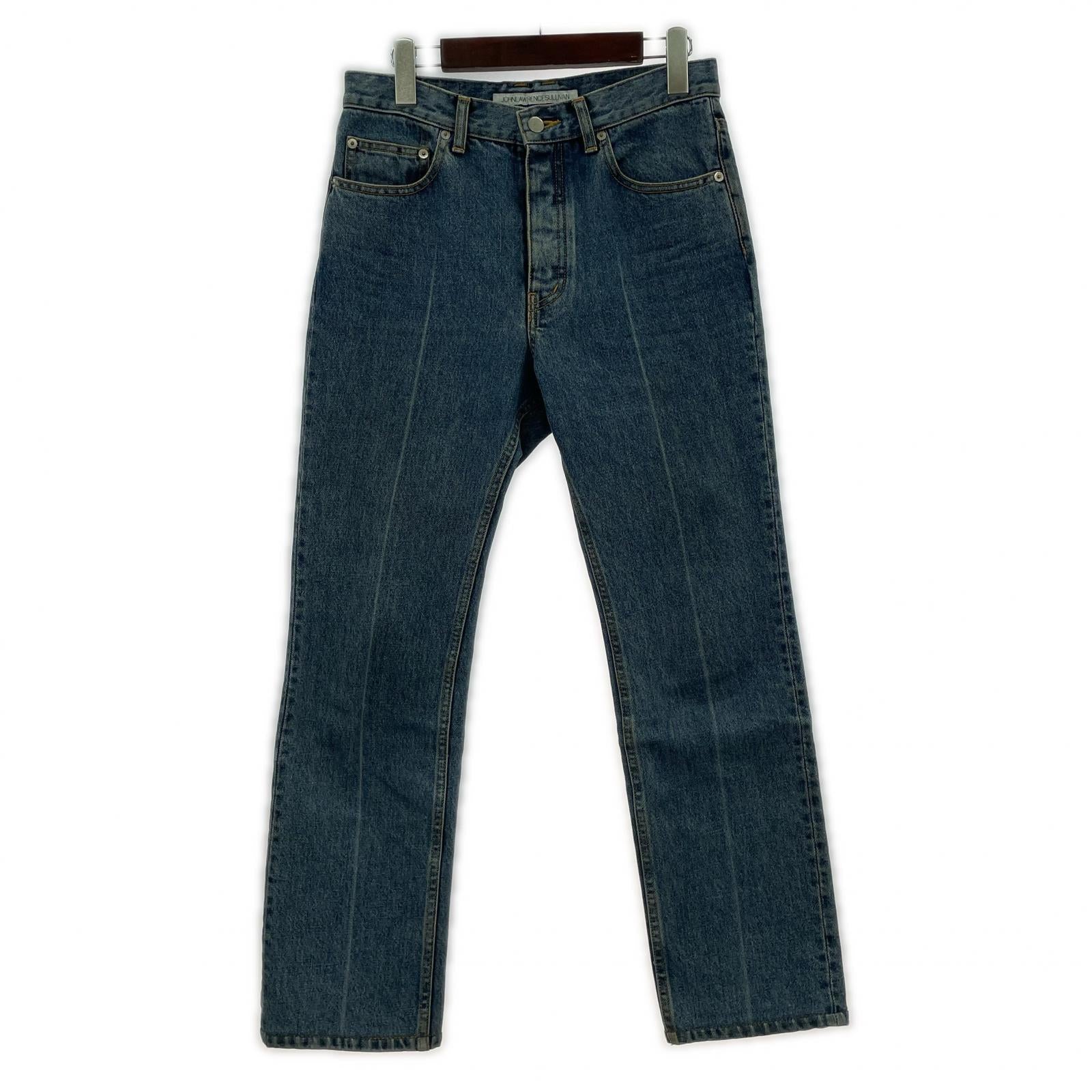 デニムパンツ WASHED DENIM WIDE PANTS（44） 44 ブルー