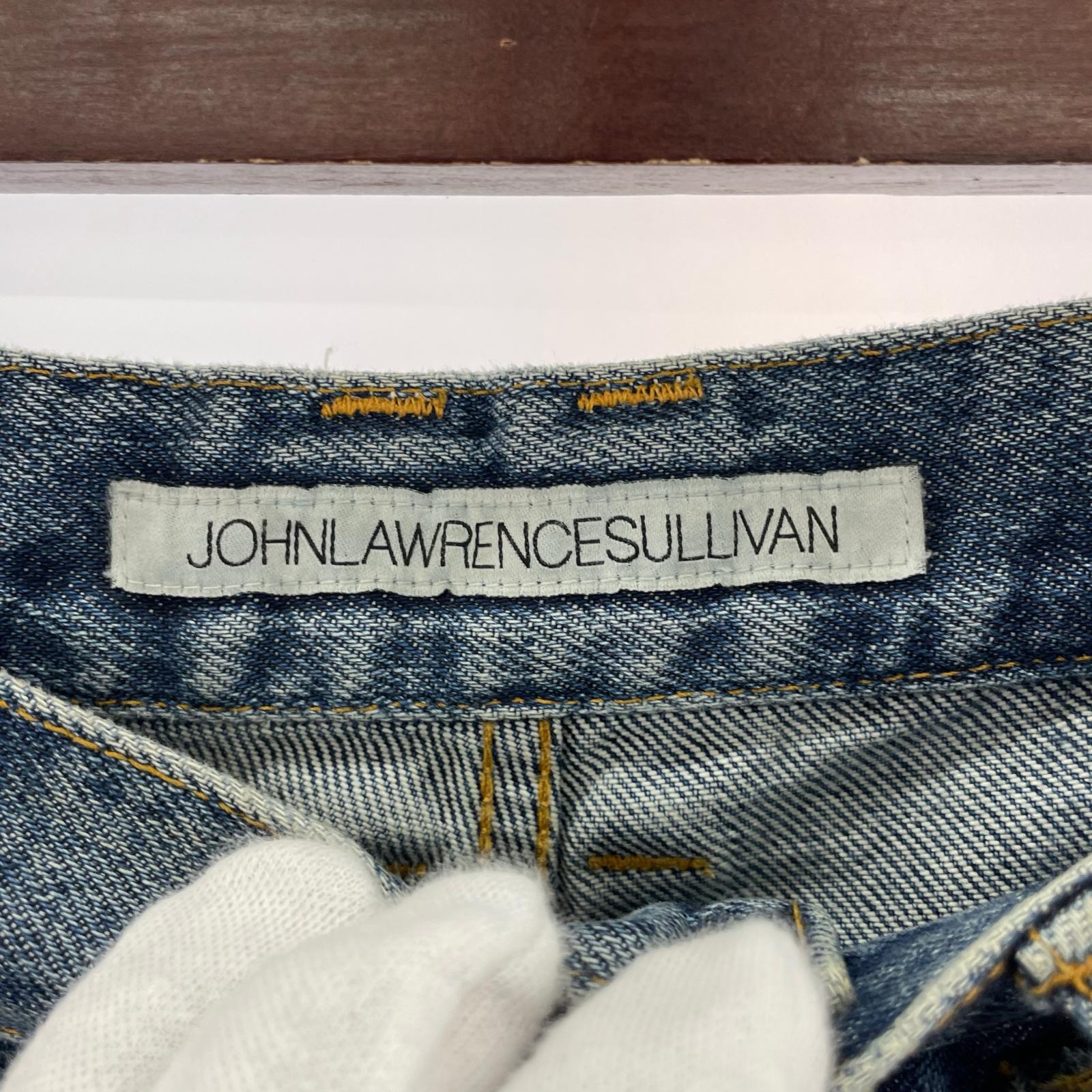 デニムパンツ WASHED DENIM WIDE PANTS（44） 44 ブルー