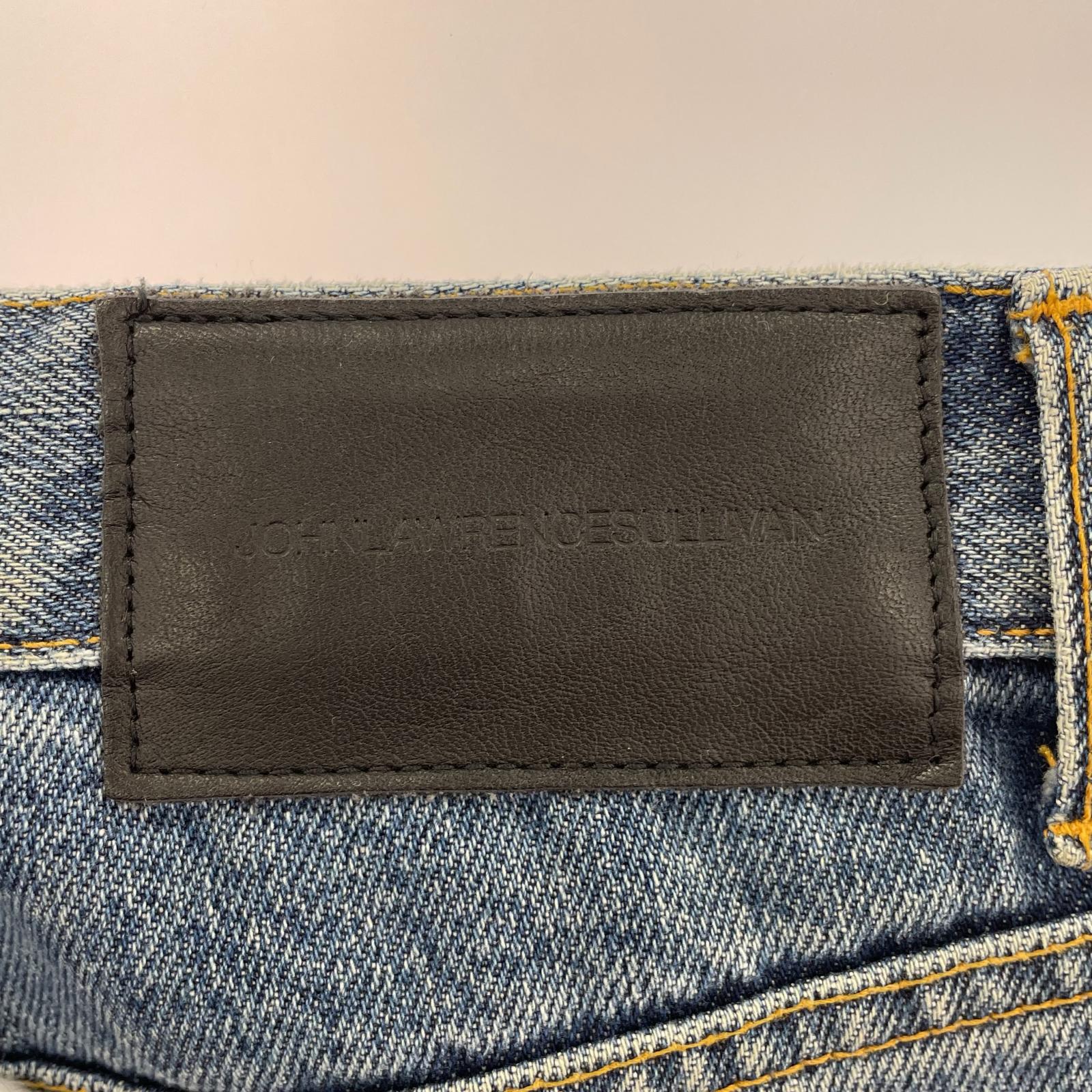 デニムパンツ WASHED DENIM WIDE PANTS（44） 44 ブルー
