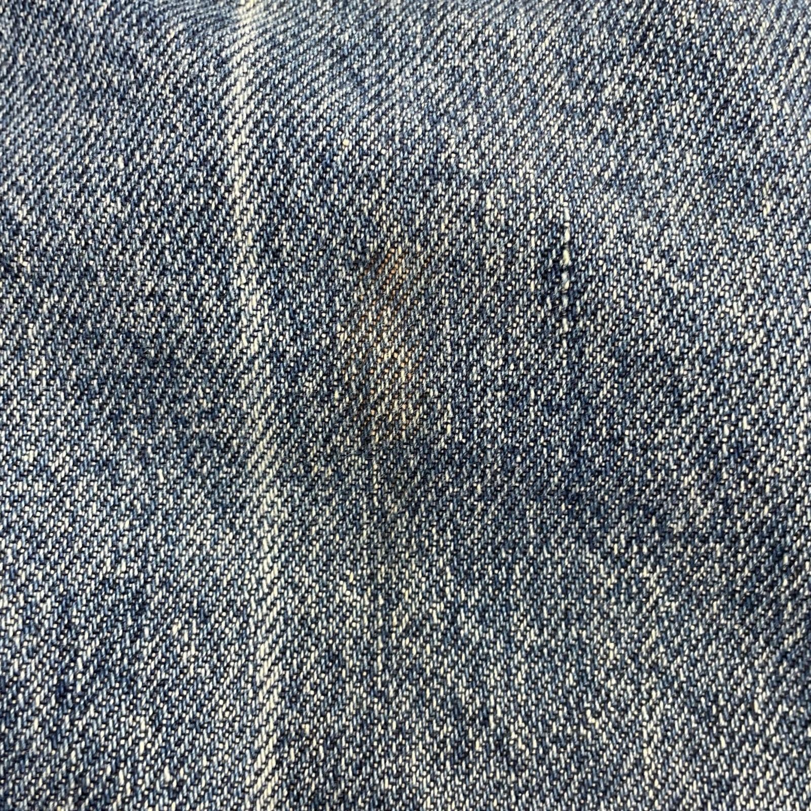 デニムパンツ WASHED DENIM WIDE PANTS（44） 44 ブルー
