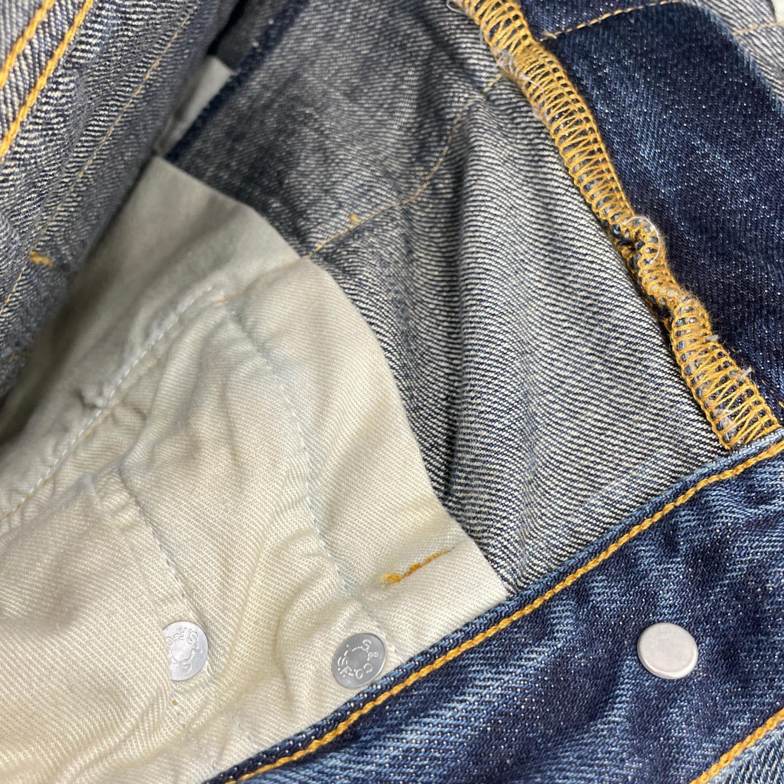パンツ × LEVI'S 25SS ドッキングデニムパンツ S S ブルー
