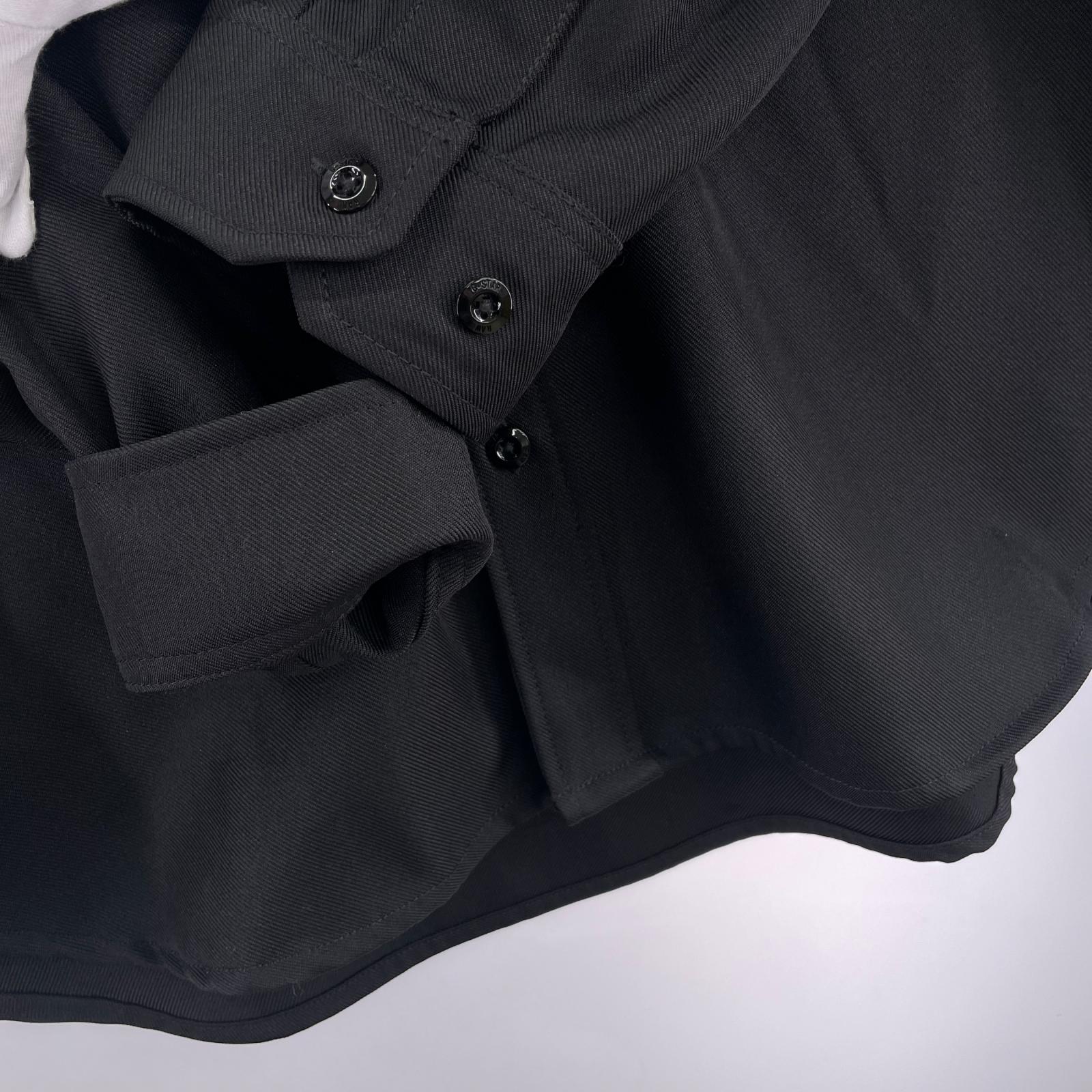 長袖シャツ TP BUTTON DOWN オーバーサイズ 黒 (M) M ブラック