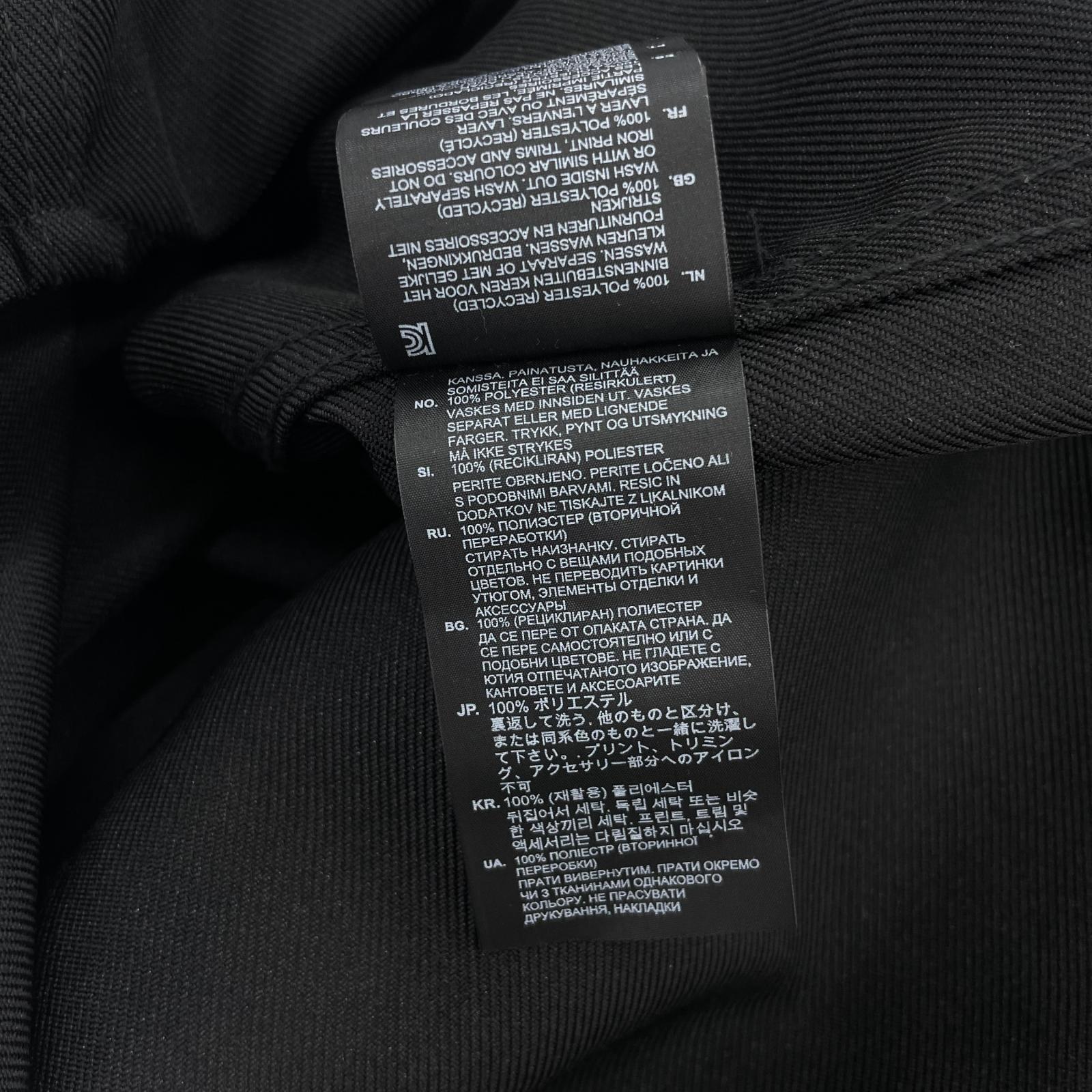 長袖シャツ TP BUTTON DOWN オーバーサイズ 黒 (M) M ブラック