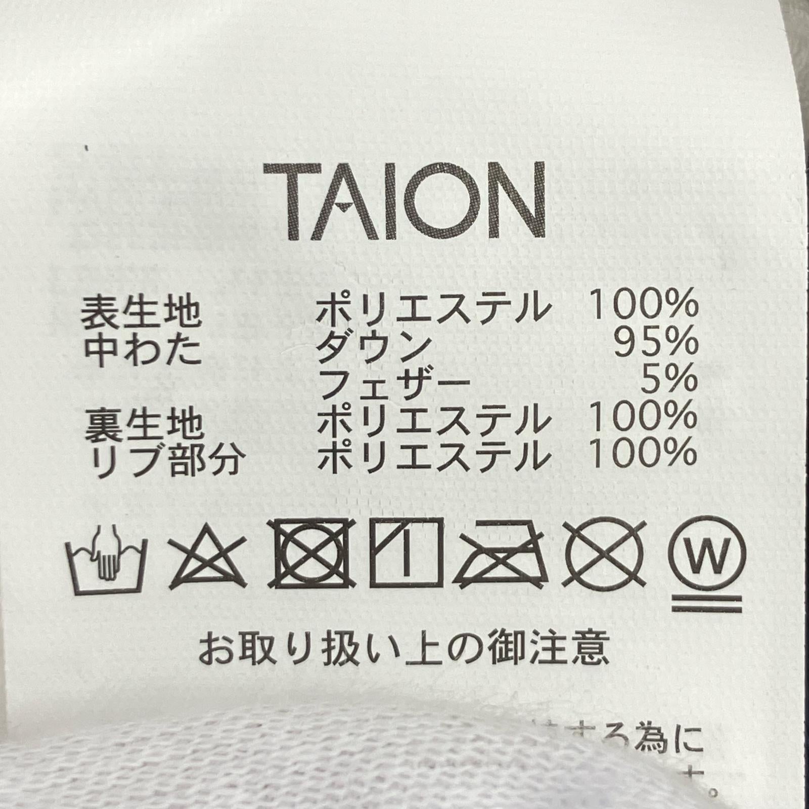 ダウンジャケット TAION 106PML-1 (L) L ネイビー