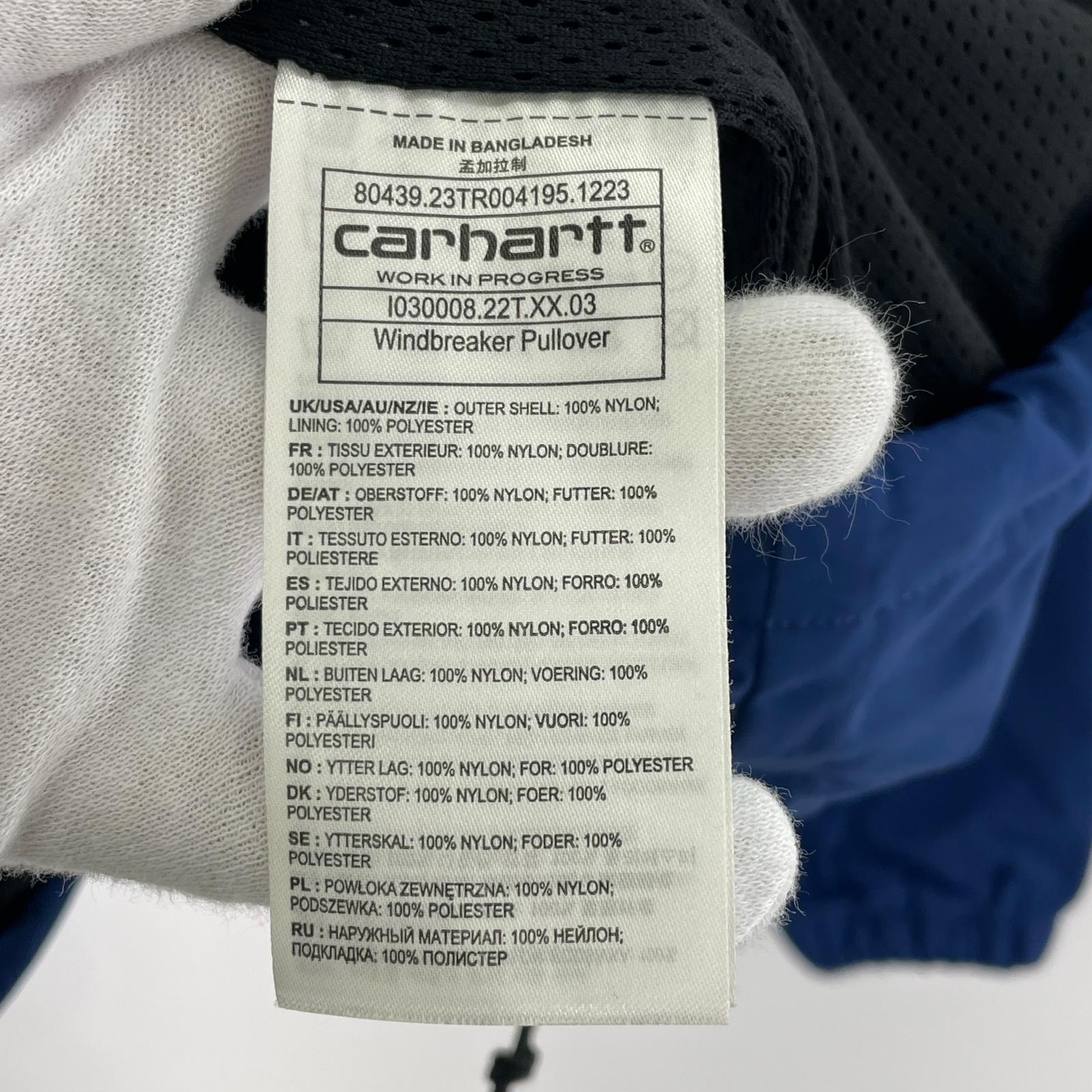 ジャケット Carhartt WIP Windbreaker Pullover M ブルー M ブルー