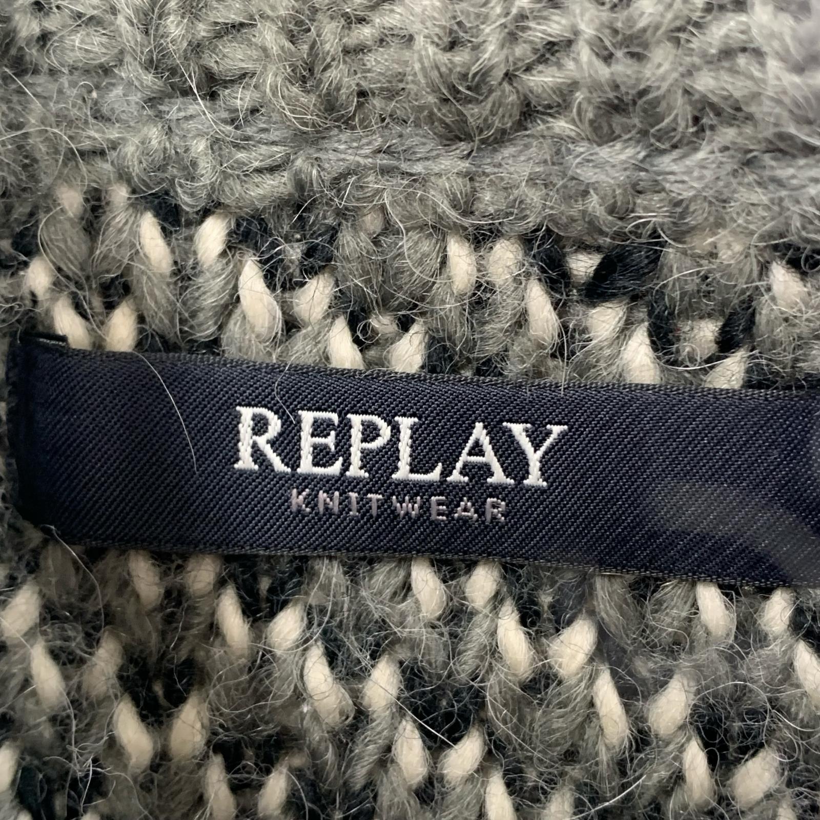 ジャケット REPLAY ジップニット グレー