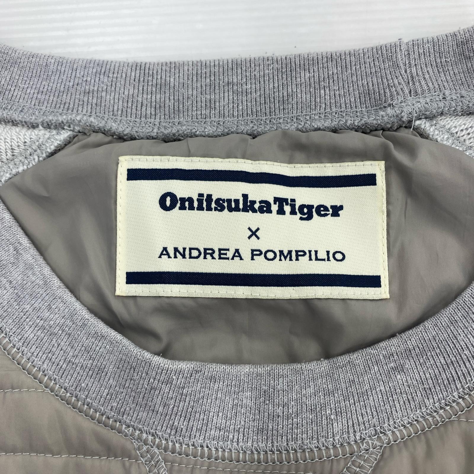 スウェット onitsukatiger andrea pompilio トレーナー グレー