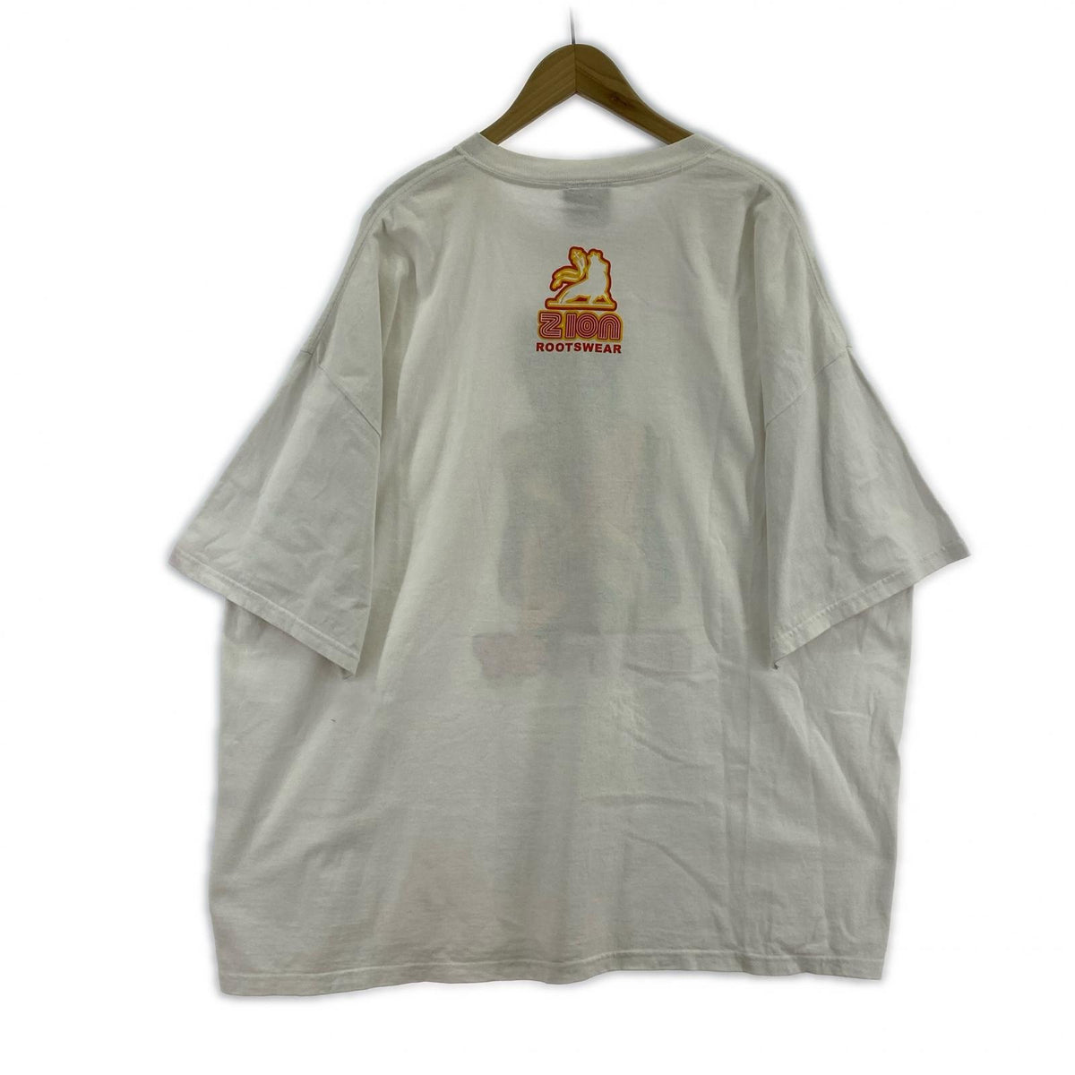 半袖Ｔシャツ 90s~00s ZION ﾎﾞﾌﾞ･ﾏｰﾘｰ ﾗｽﾀｶﾗｰ ホワイト
