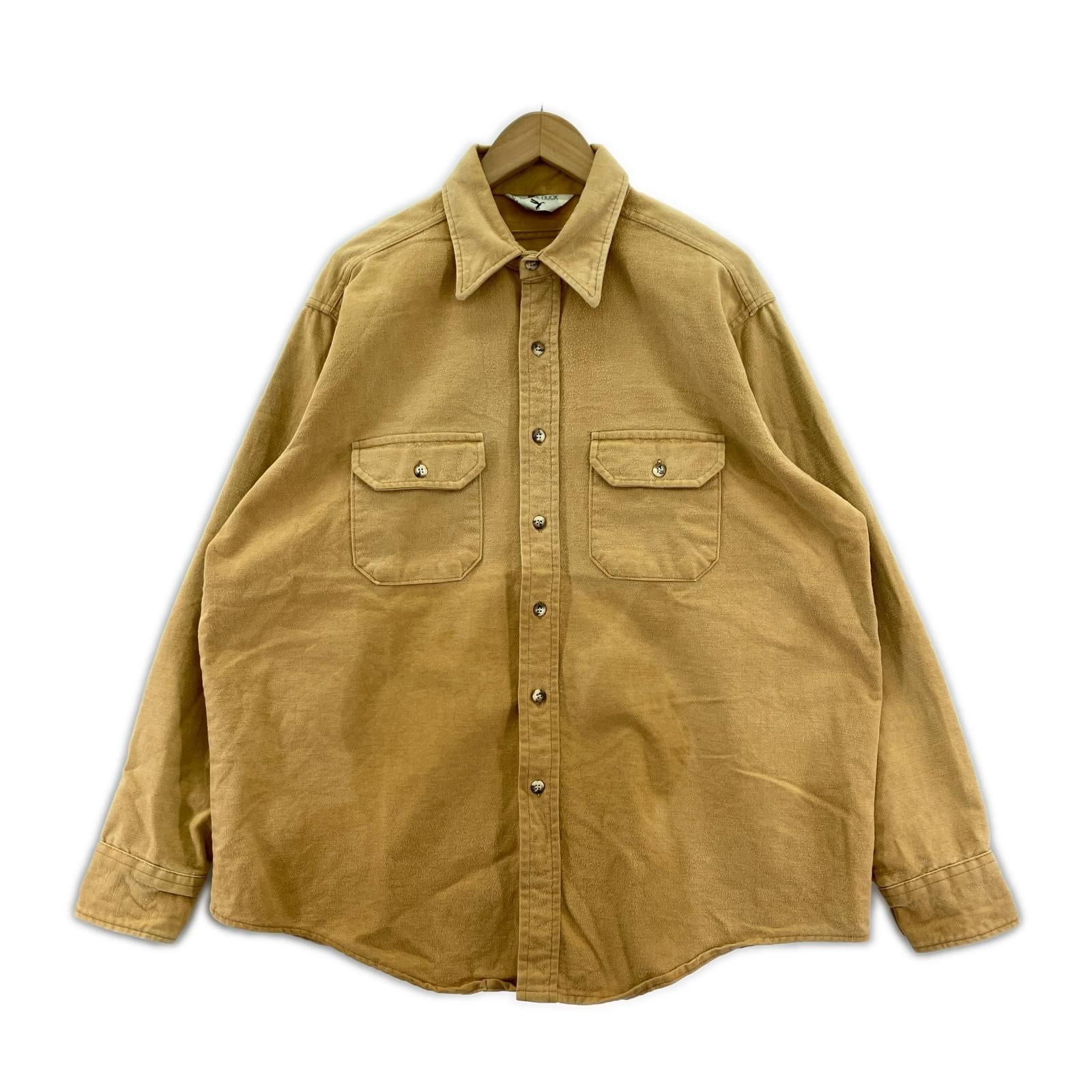 長袖シャツ BLACK DUCK USA製 モールスキン ベージュ（-） ベージュ