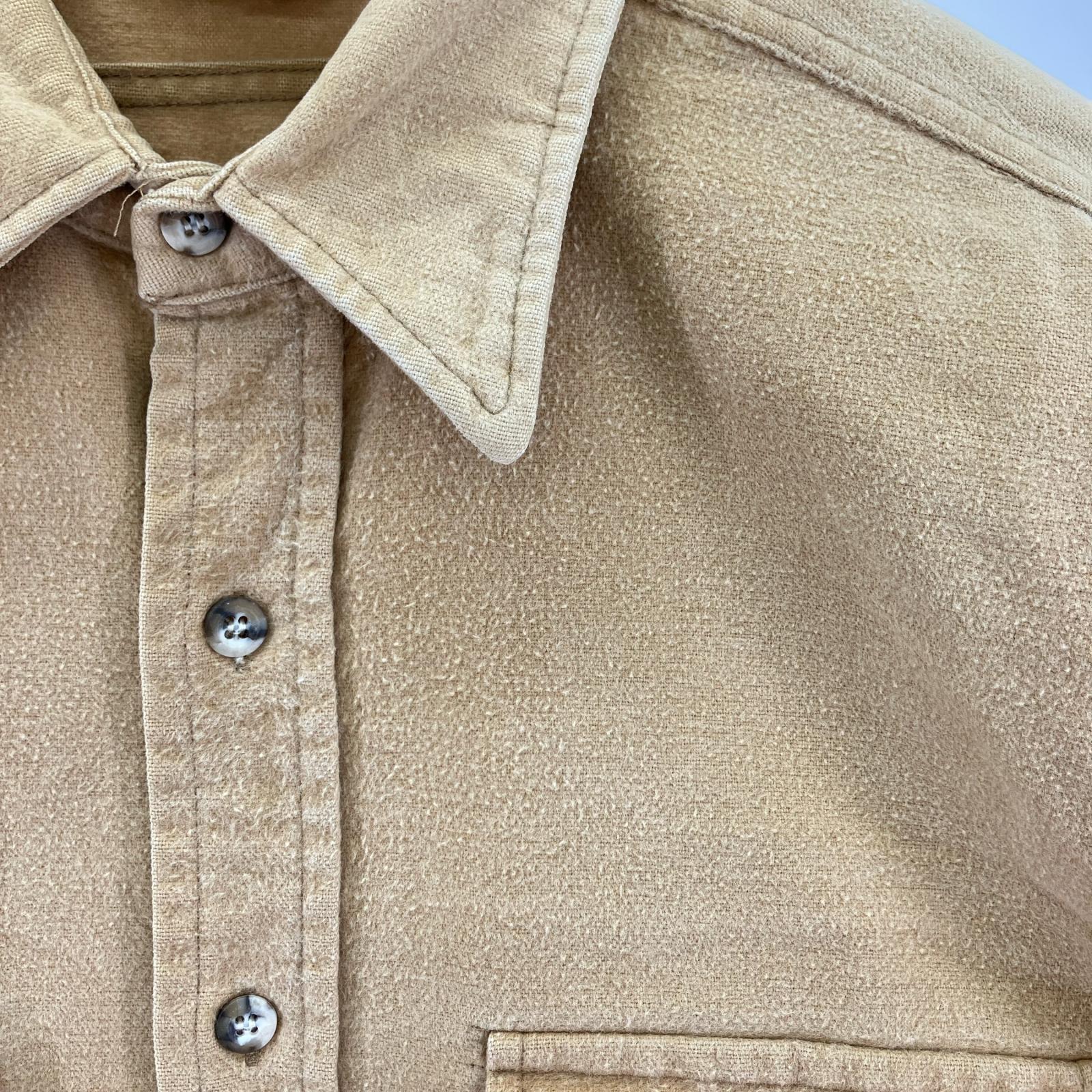長袖シャツ BLACK DUCK USA製 モールスキン ベージュ（-） ベージュ