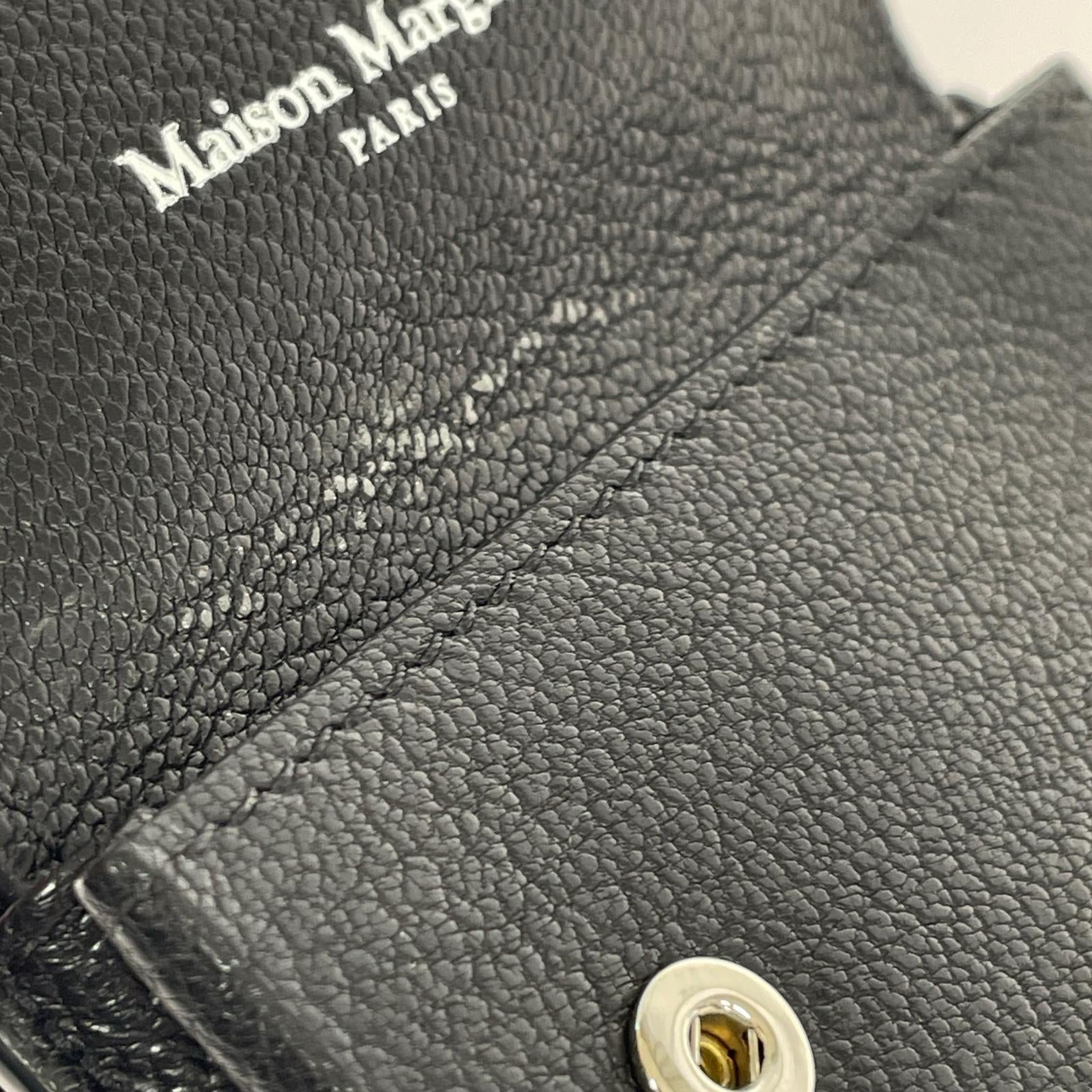 コンパクトウォレット MAISON MARGIELA コンパクトウォレット ブラック