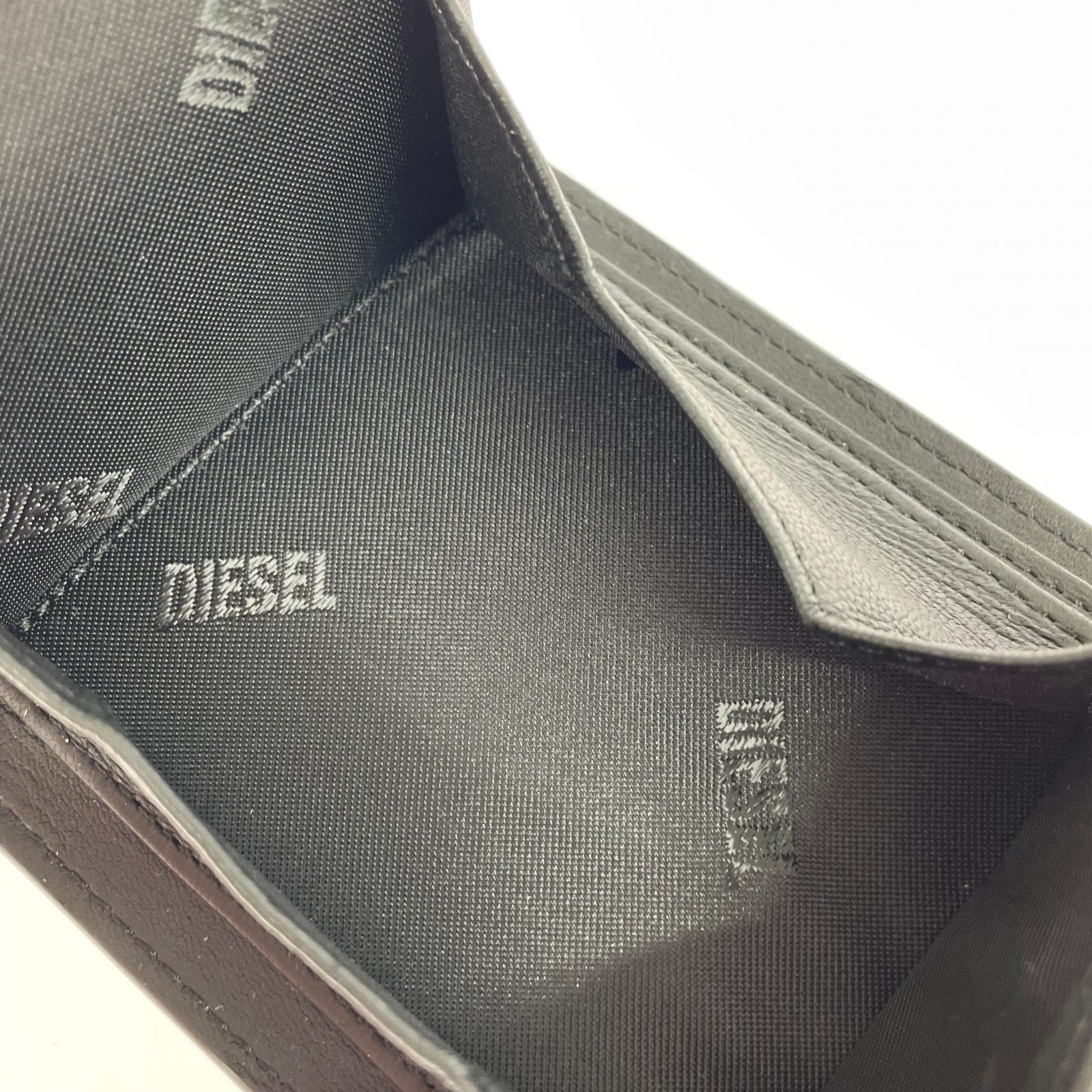 コンパクトウォレット DIESEL コンパクトウォレット ブラック