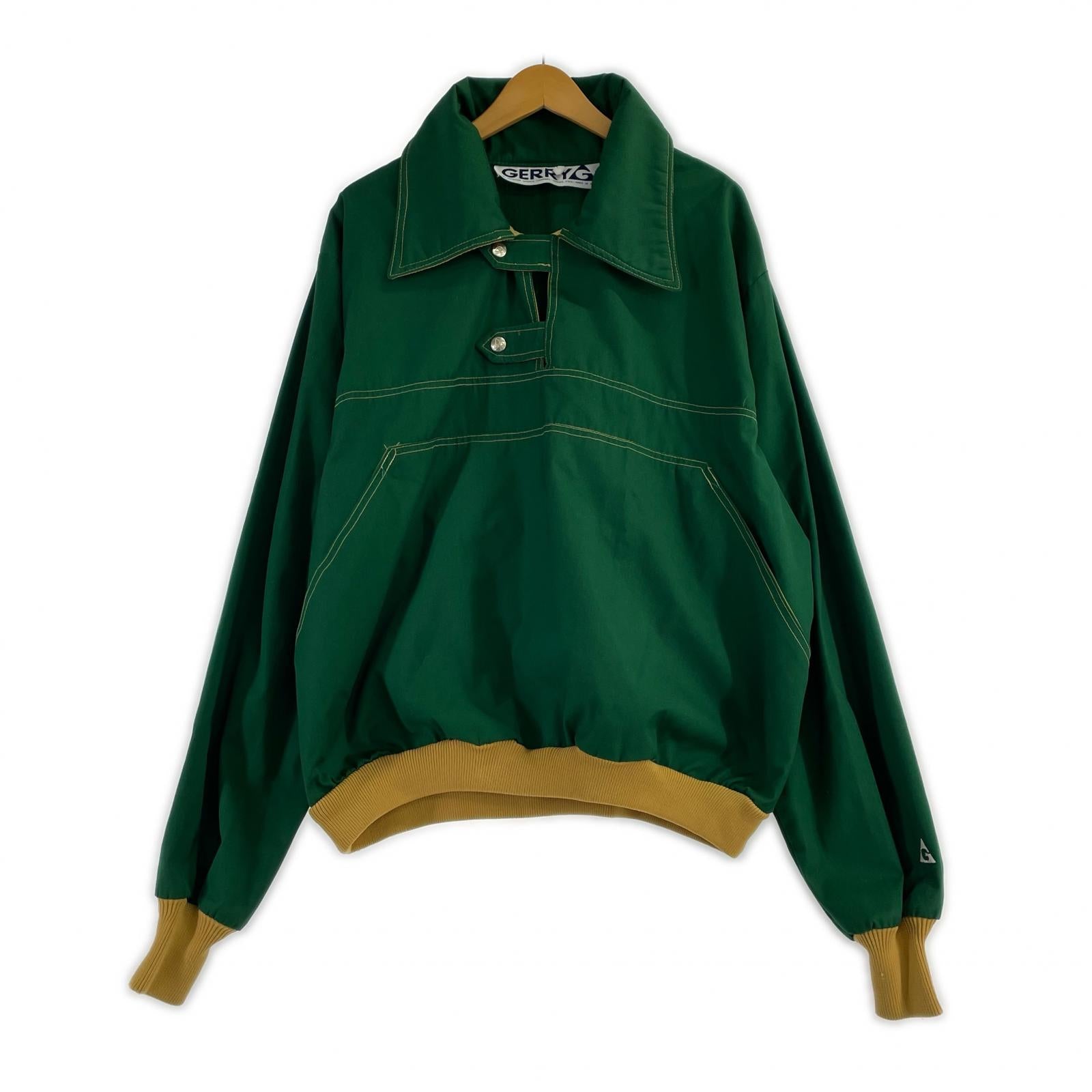 ジャケット 90s GERRY USA製 プルオーバーブルゾン 緑