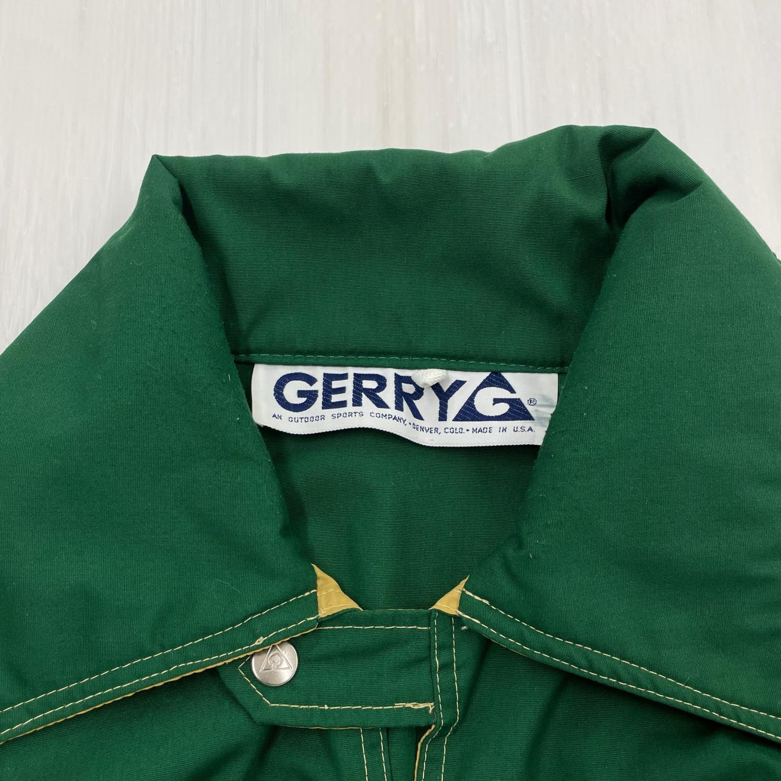 ジャケット 90s GERRY USA製 プルオーバーブルゾン 緑