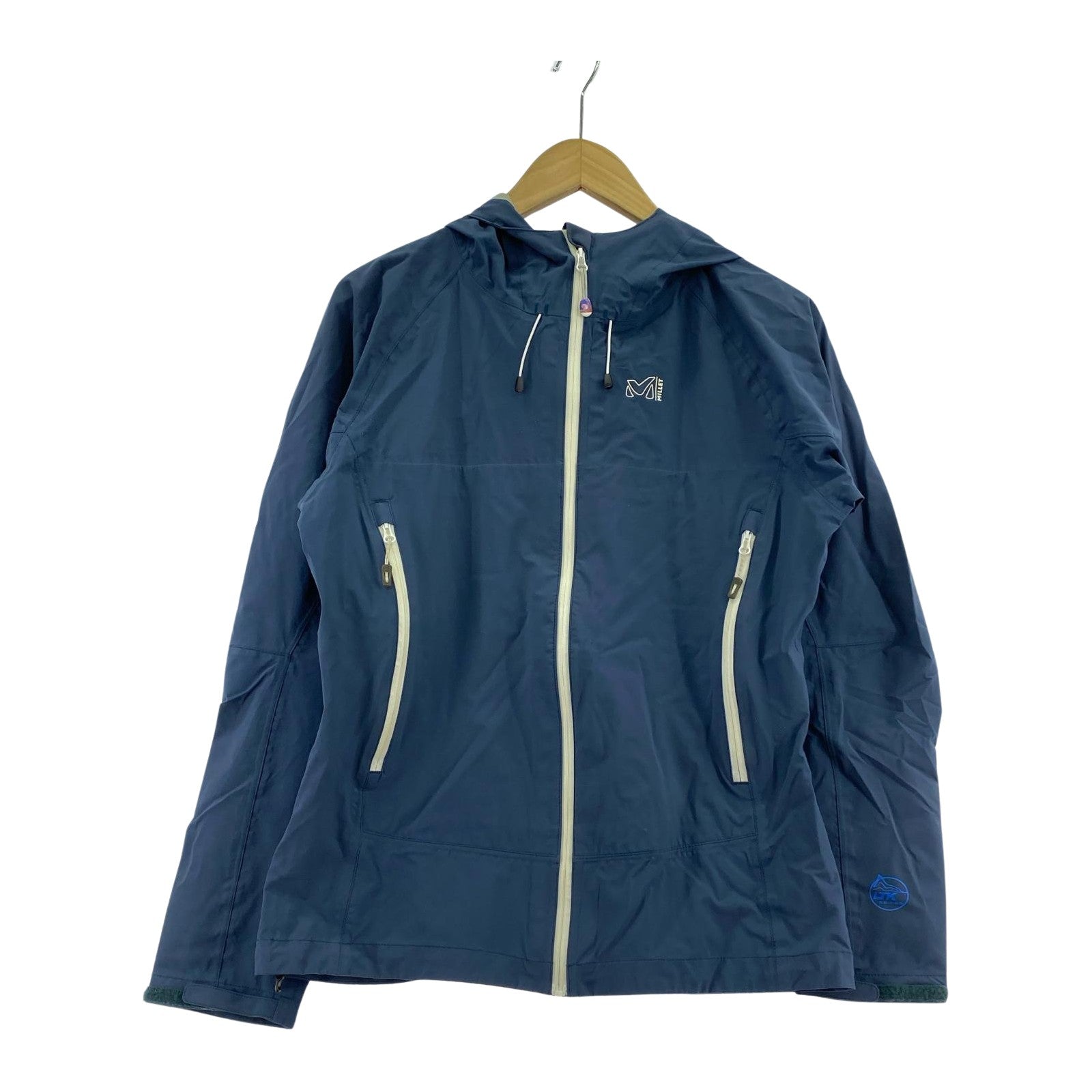 マウンテンパーカー MILLET ダブルセブンレインジャケット (L) 紺 M