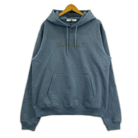 パーカー LOGO PATCH HOODIE 3 ブルー