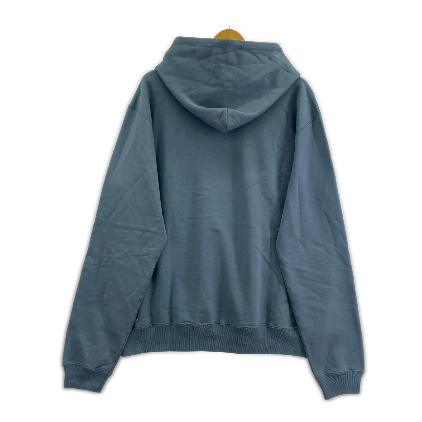 パーカー LOGO PATCH HOODIE 3 ブルー
