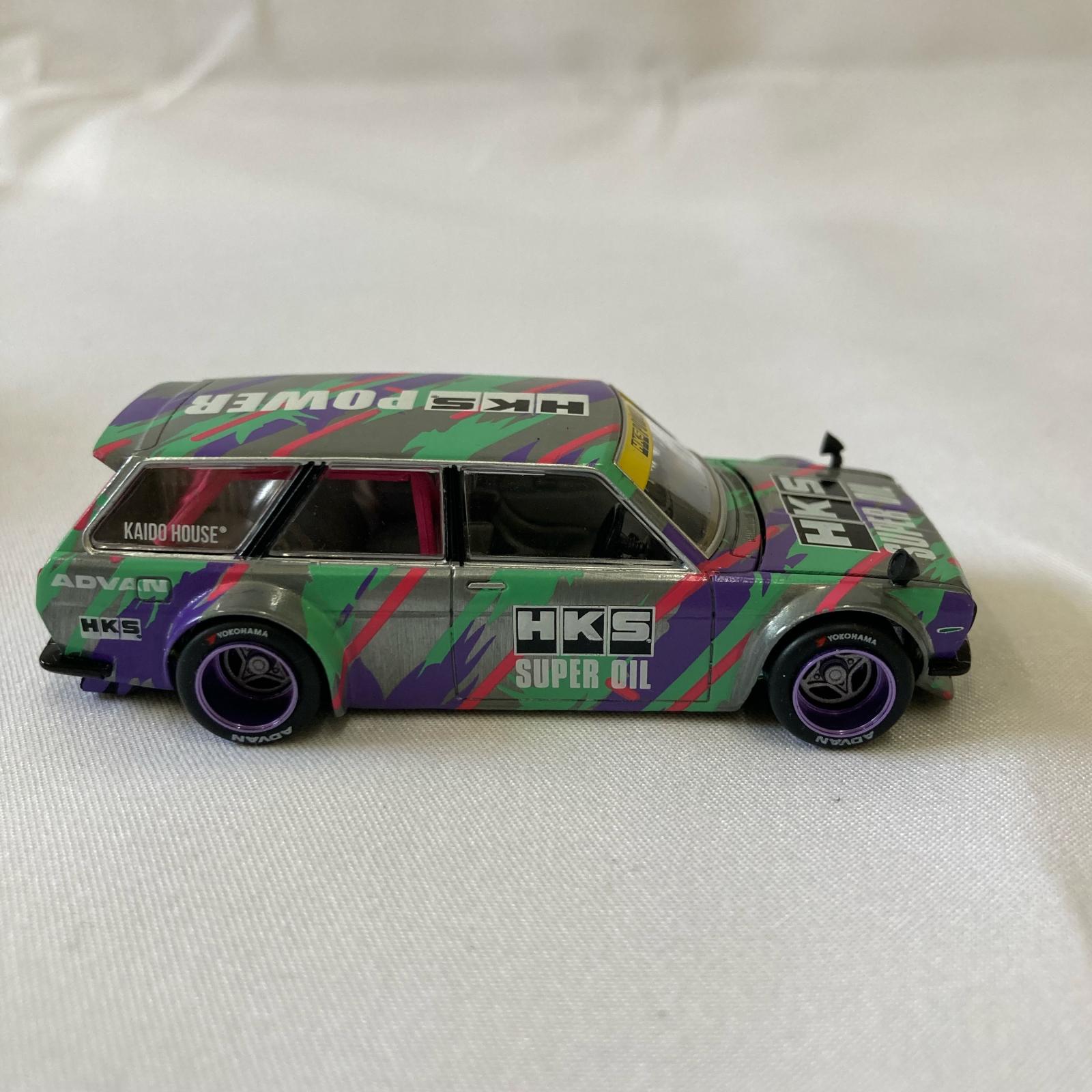 MINIGT カイドウ　510ブルーバードワゴン　HKS ミニカーその他