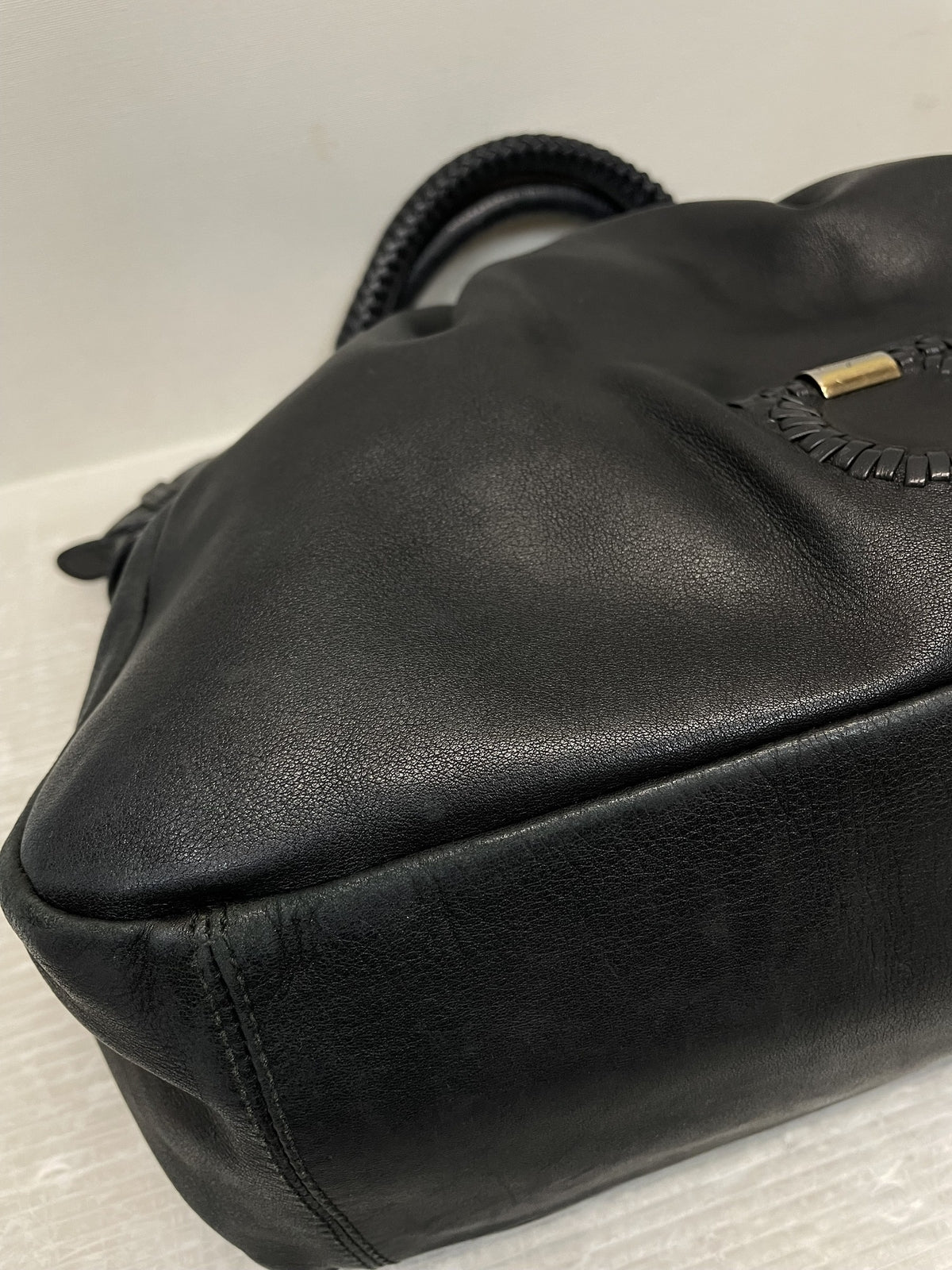 S.Ferragamo ﾚｻﾞｰｶﾞﾝﾁｰﾆ ﾄｰﾄﾊﾞｯｸ 黒