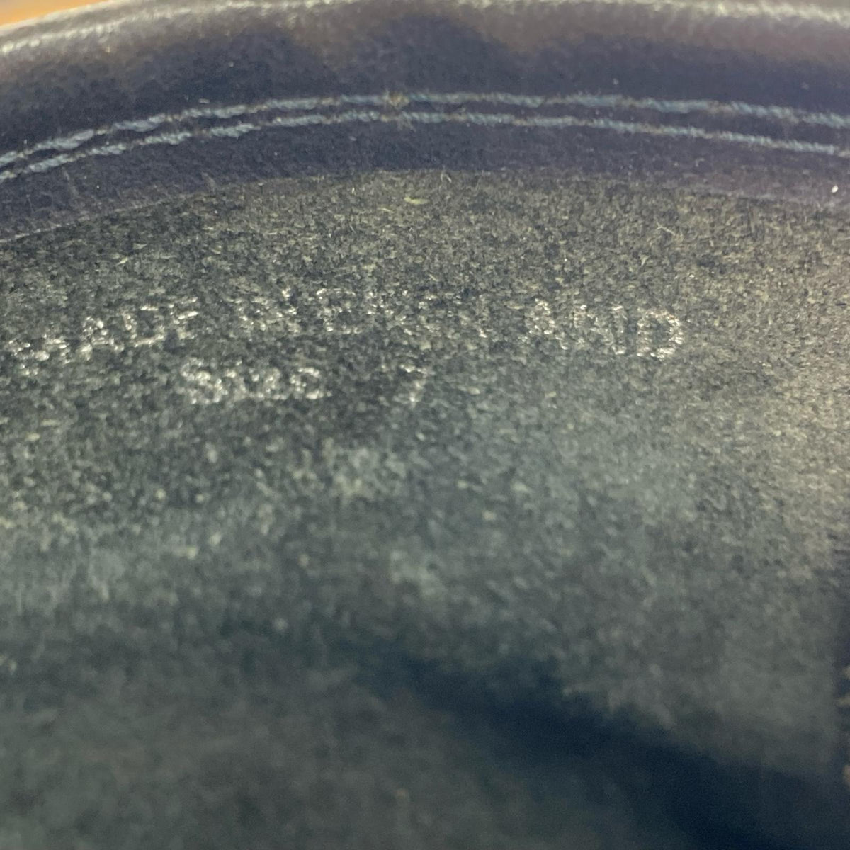 ブーツ MADE IN ENGLAND/8ホール/サイズ7 ブラック