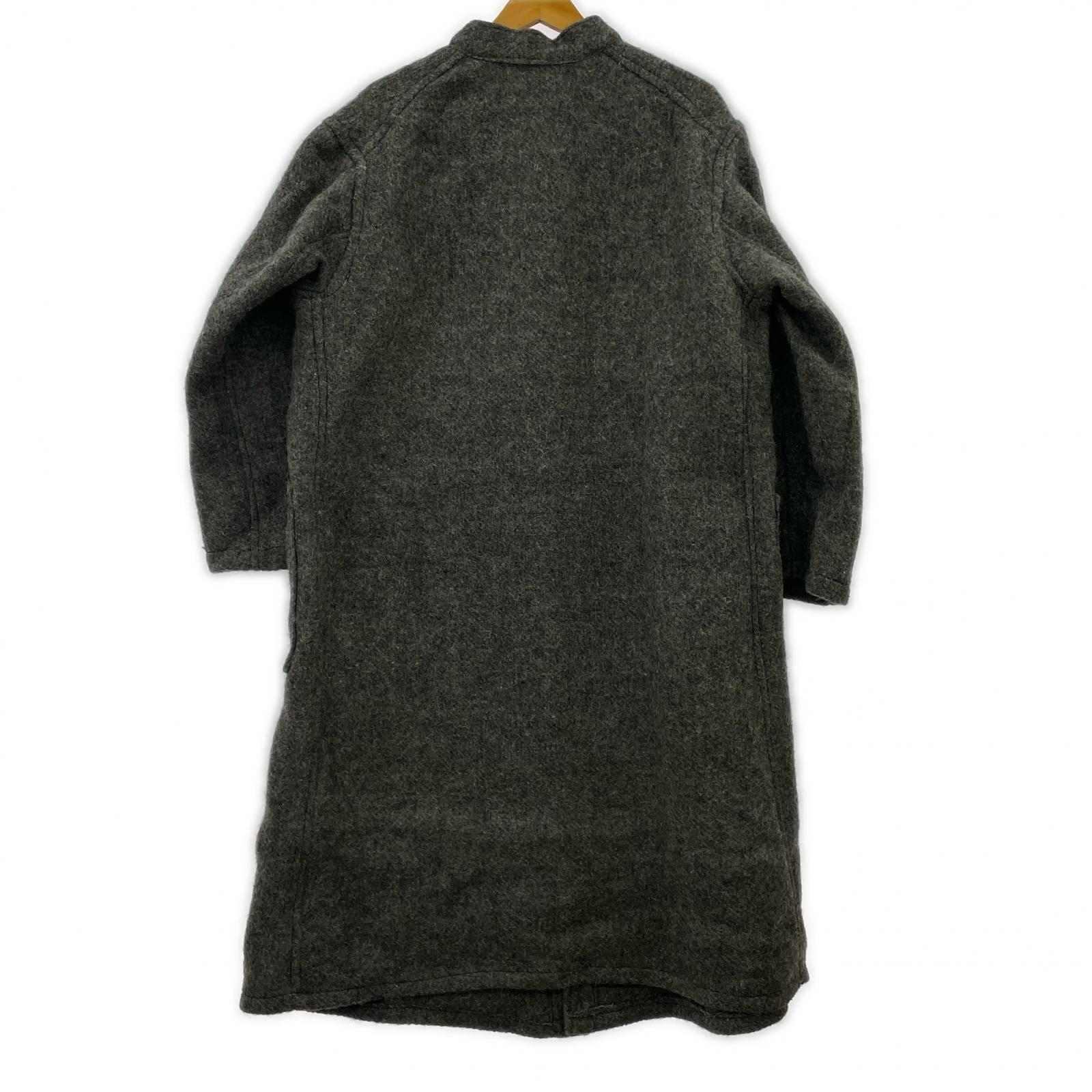 ミリタリージャケット OLD BULGARIAN ARMY STAND COLLAR WOOL COA グレー