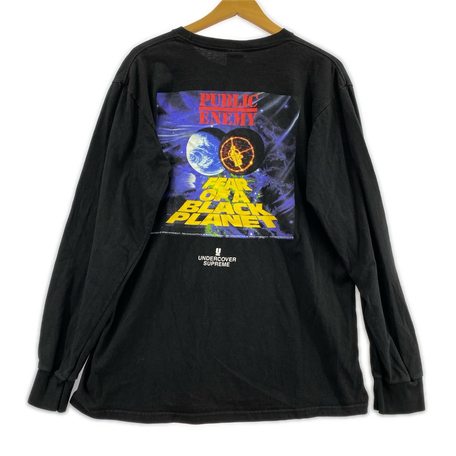 長袖Ｔシャツ Supreme ×UNDERCOVER PublicEnemy L/S TEE M M ブラック