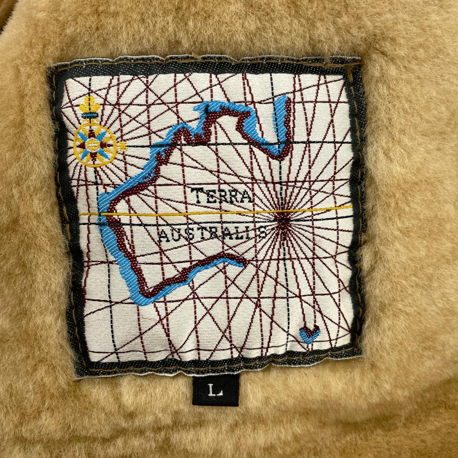 ジャケット TERRA AUSTRAILS ムートンジャケット L ベージュ