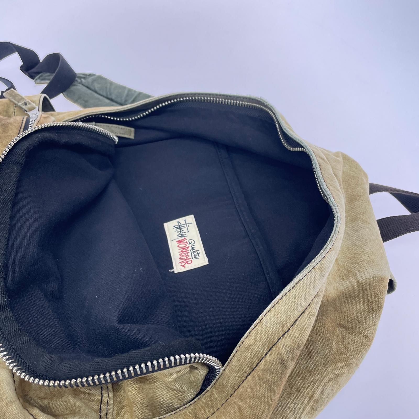 リュック・デイパック CANVAS BACKPACK ベージュ ブラウン