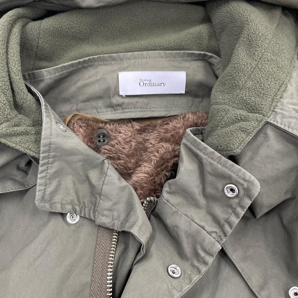 ミリタリージャケット boutiqueordinary M-65 Thrift Field Coat フリー
