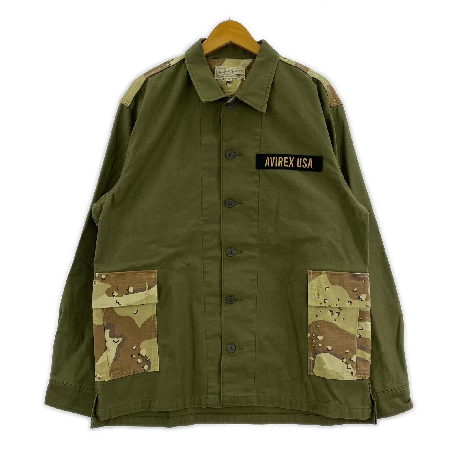 ジャケット AVIREX ミリタリーシャツジャケット (XL)