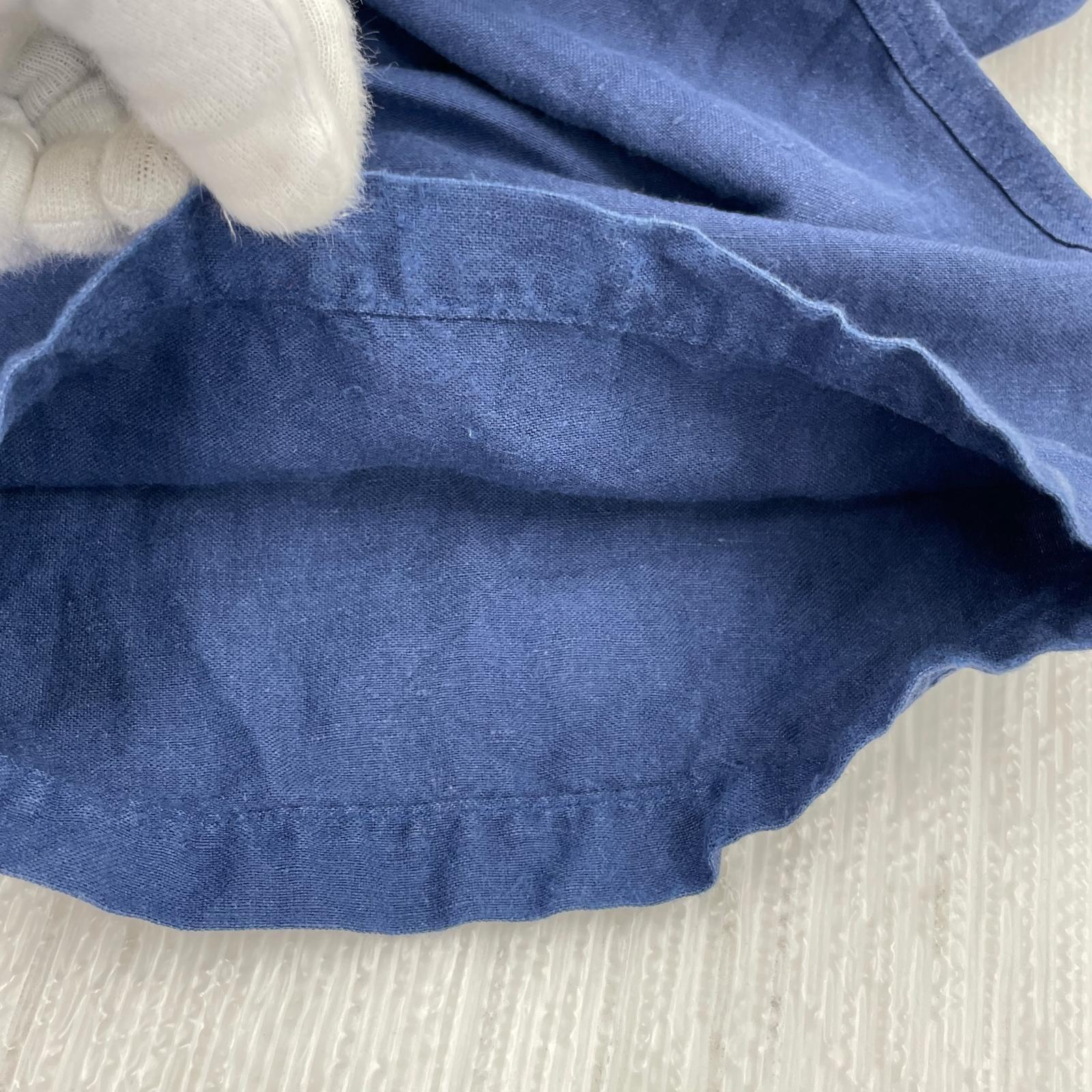 パンツ リネン ネイビー 3 ネイビー