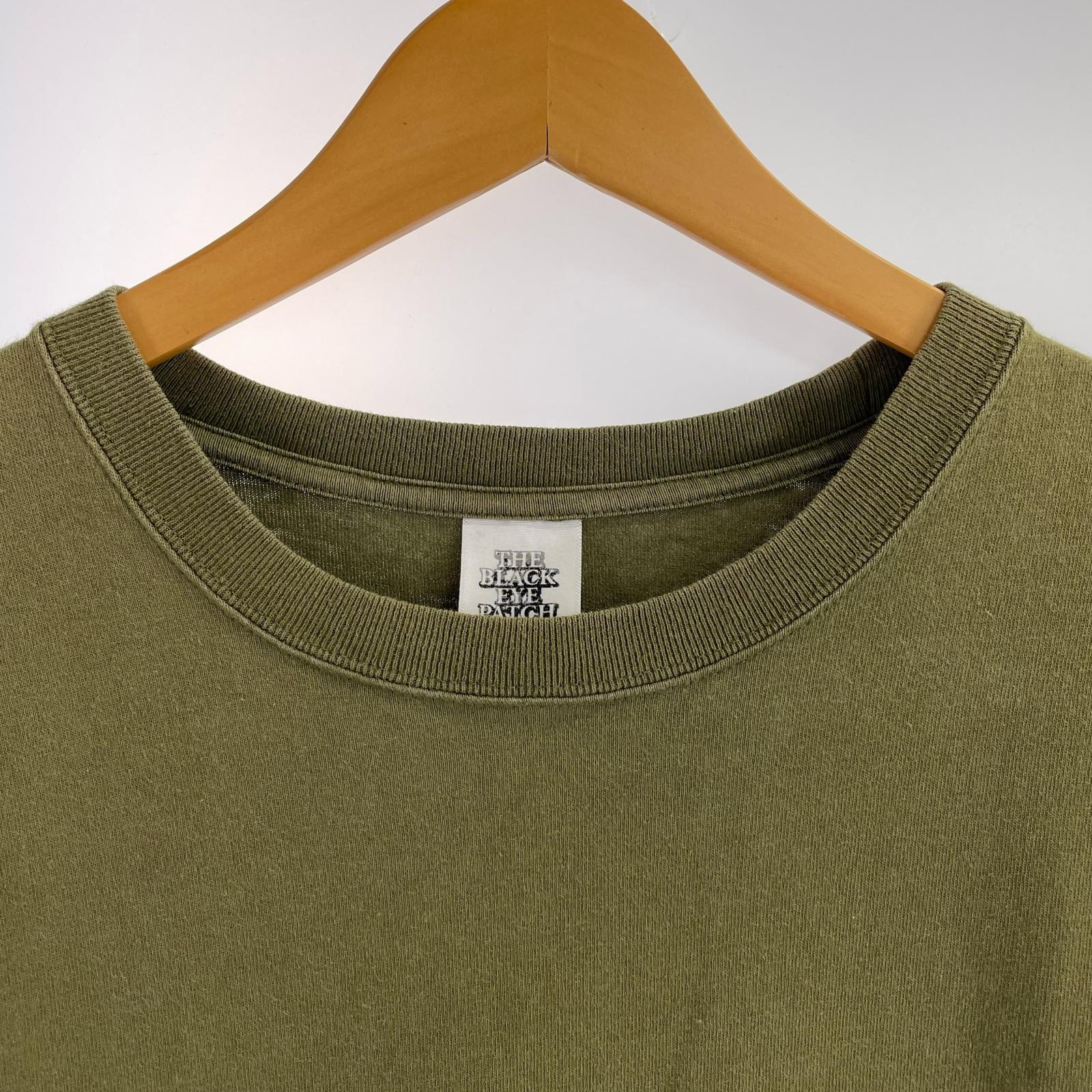 半袖Ｔシャツ THE BLACK EYE PATCH ワンポイントロゴTee XL カーキ カーキ