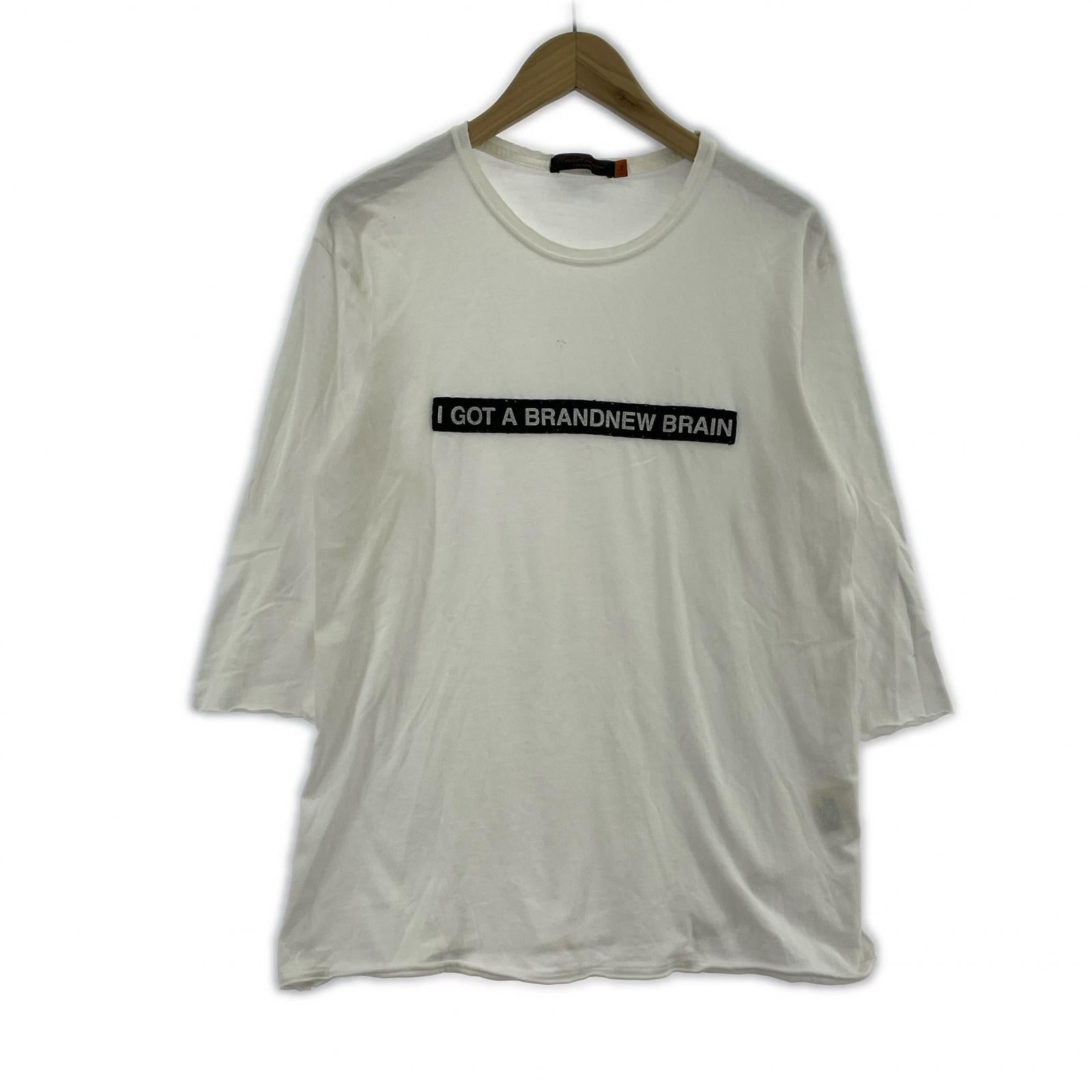長袖Ｔシャツ UNDERCOVERISM 05AW arts&crafts期 メッセージカットソー 2 白 2 ホワイト