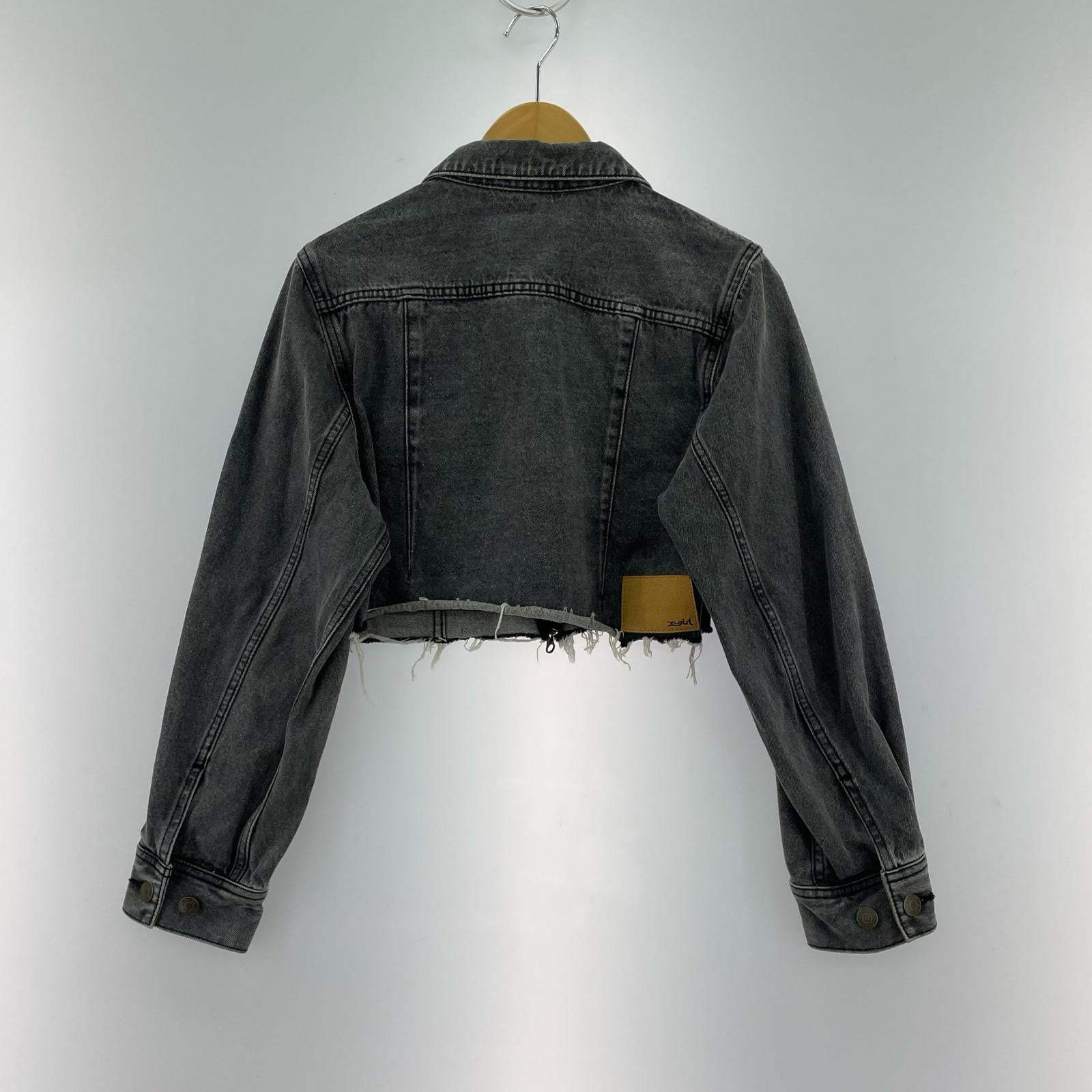 デニムジャケット OVERDYED ZIP UP DENIM JACKET BLK M M ブラック