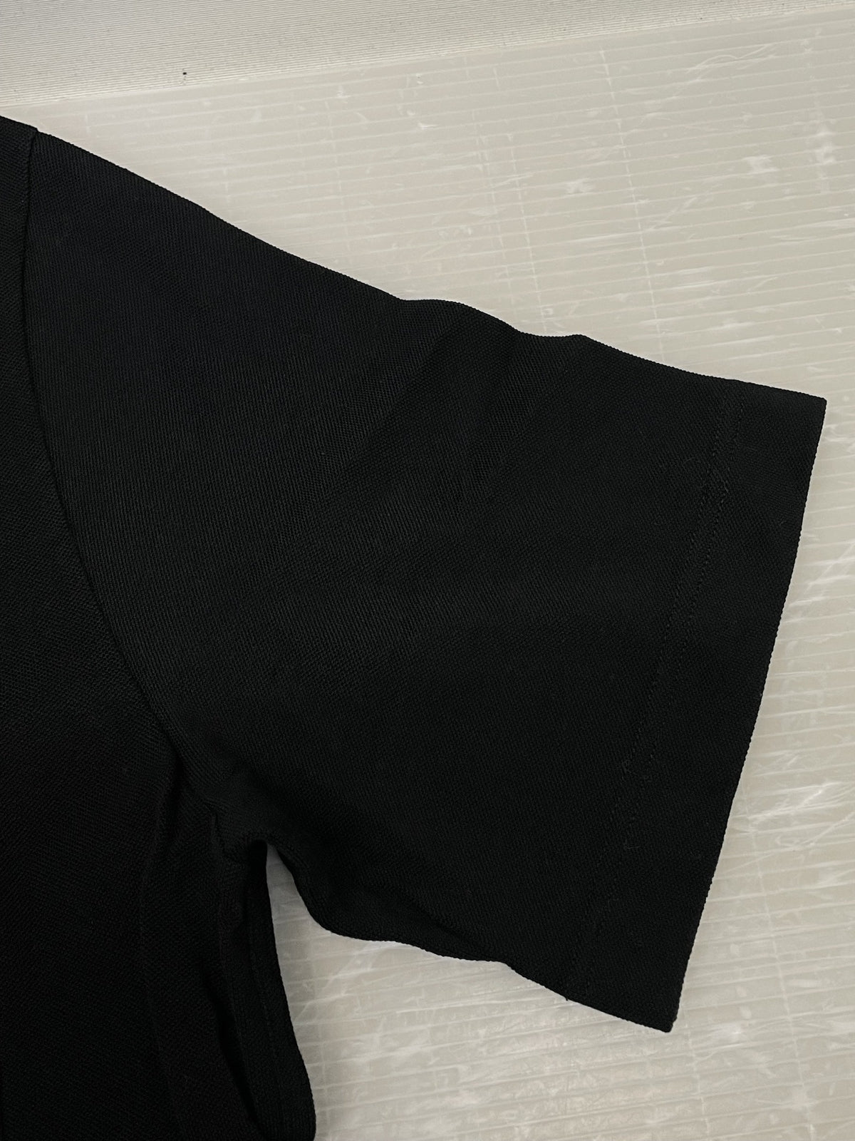 HERMES 鹿の子編みポケットTee L 黒